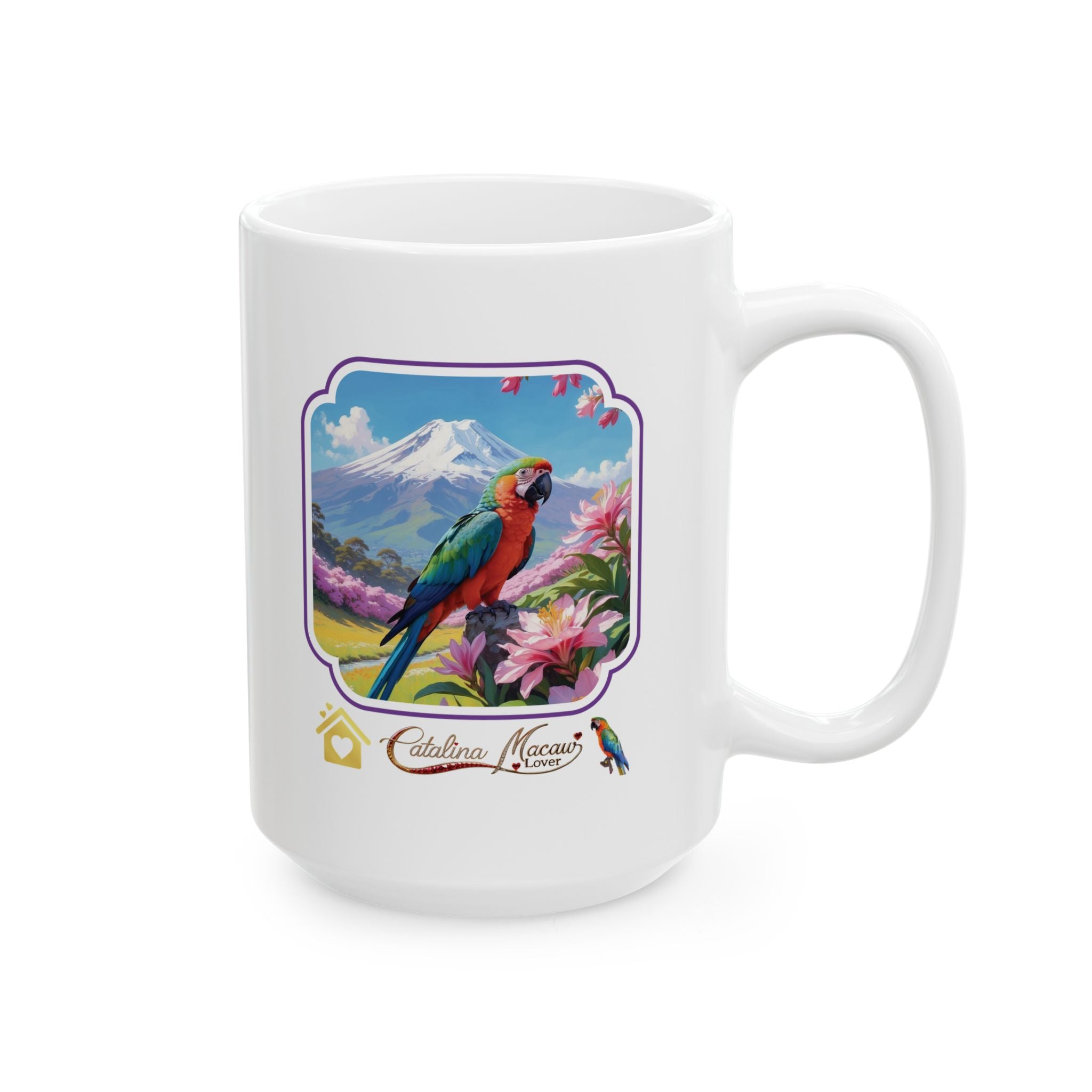 Mountain Catalina Macaw Lover Mug