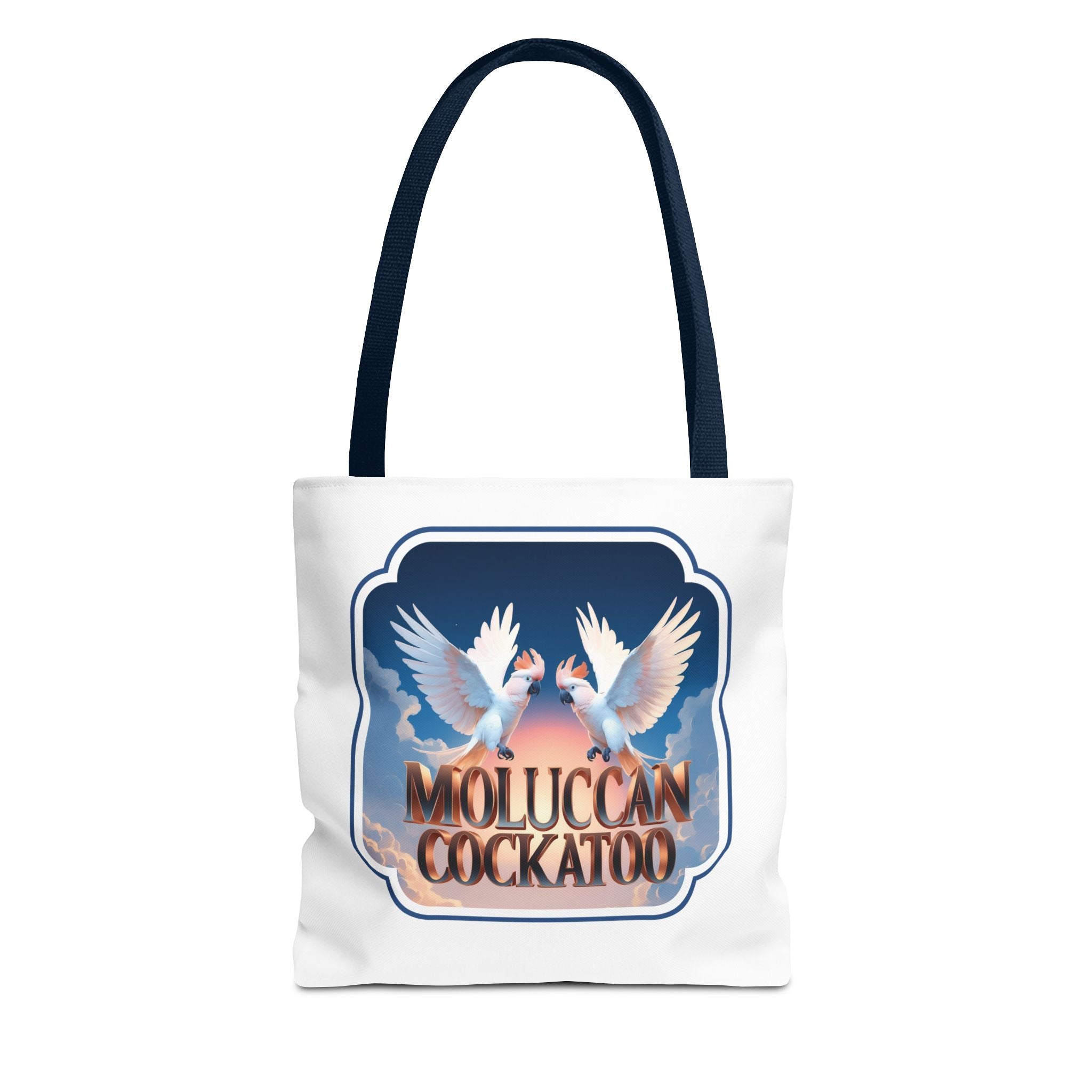 Moluccan Cockatoo Flying Tote Bag