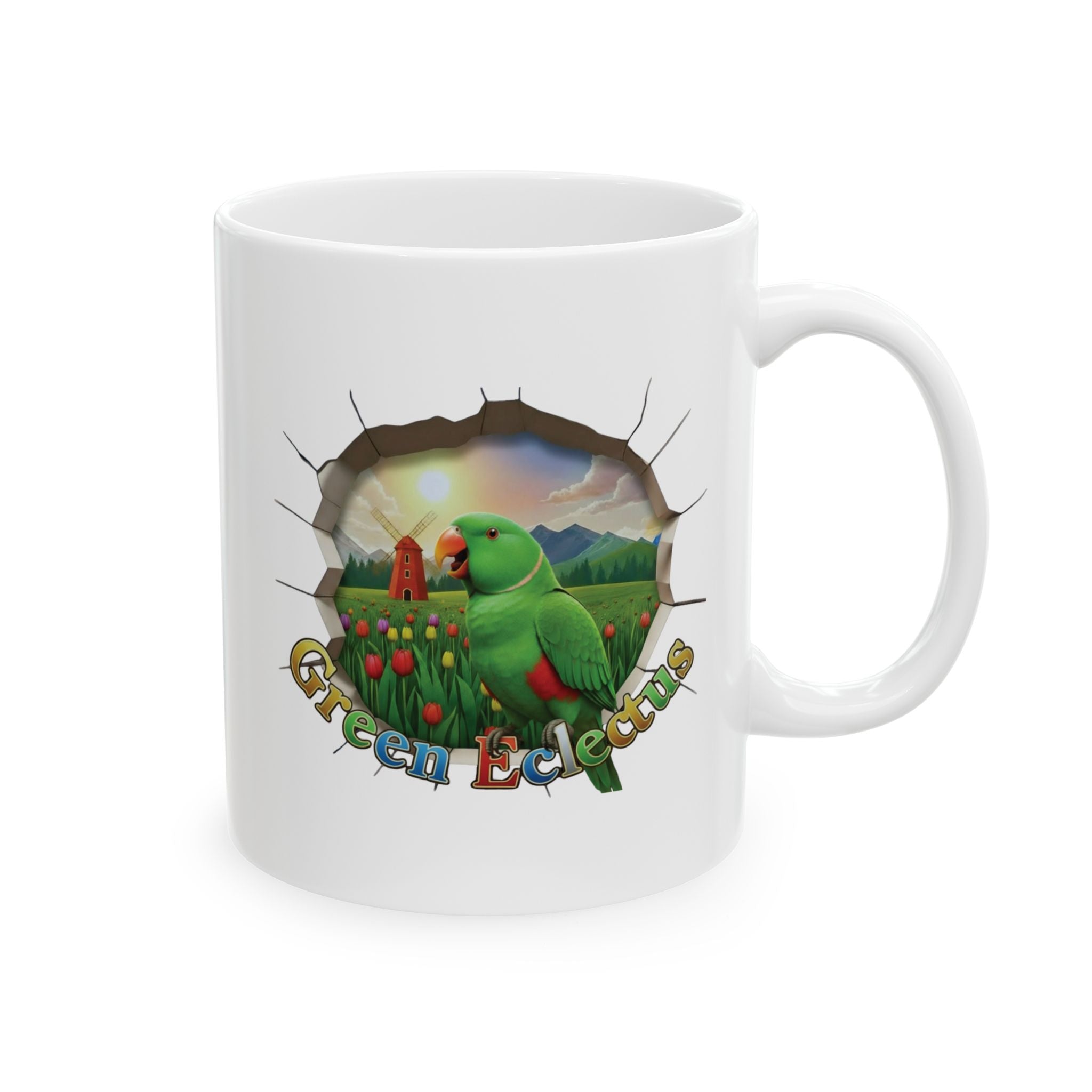 Green Eclectus Breakthrough Mug