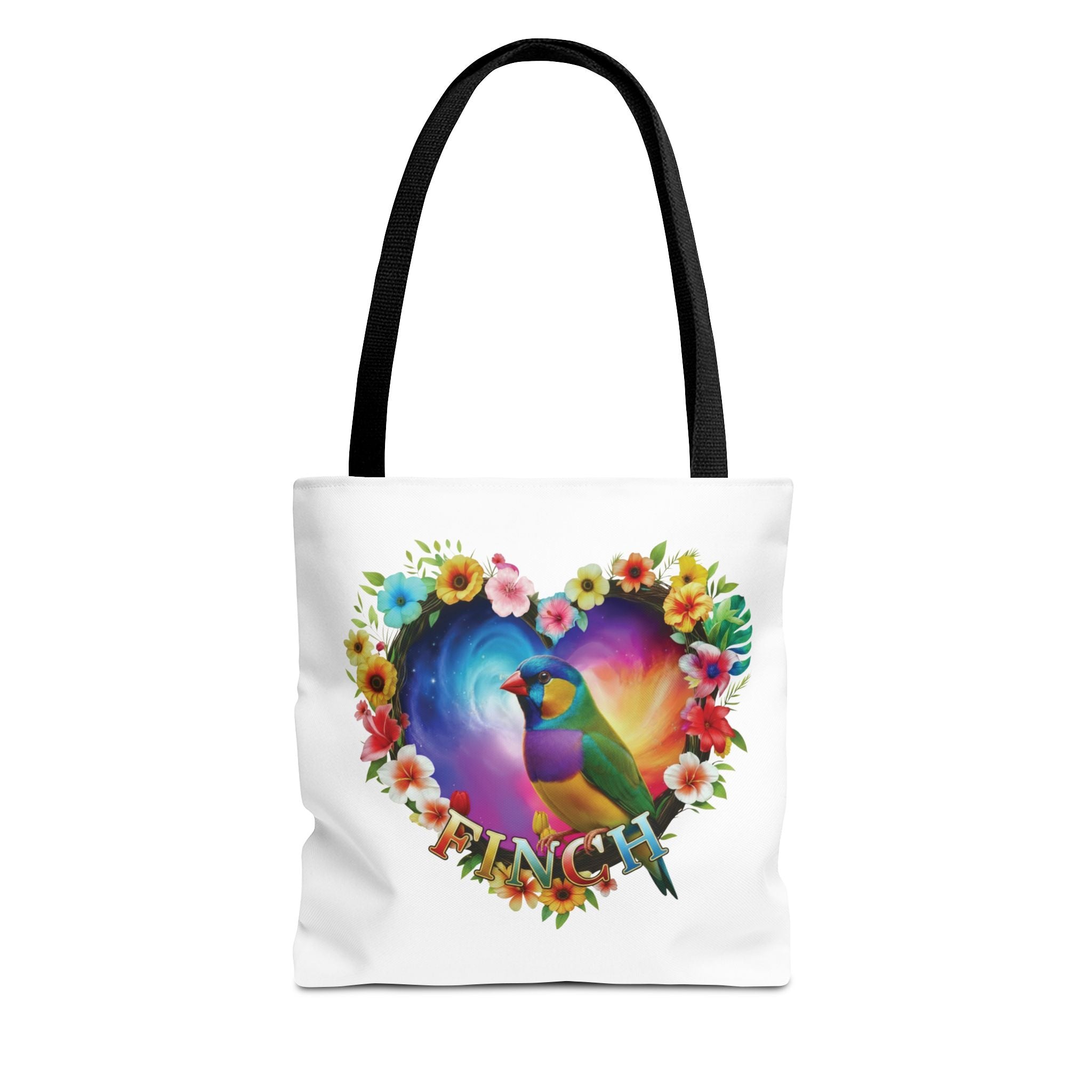 Rainbow Finch Tote Bag