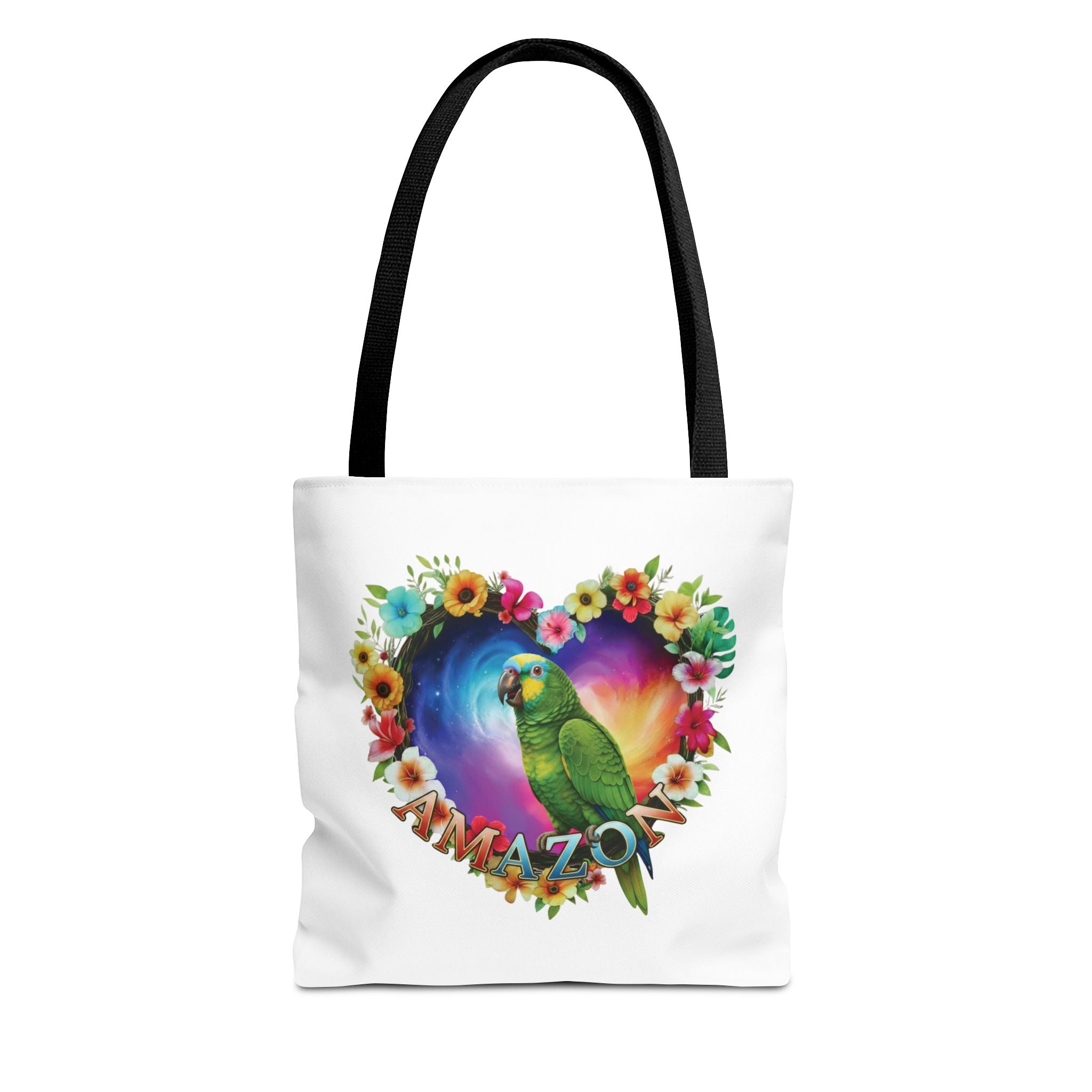 Amazon Floral Heart Tote Bag