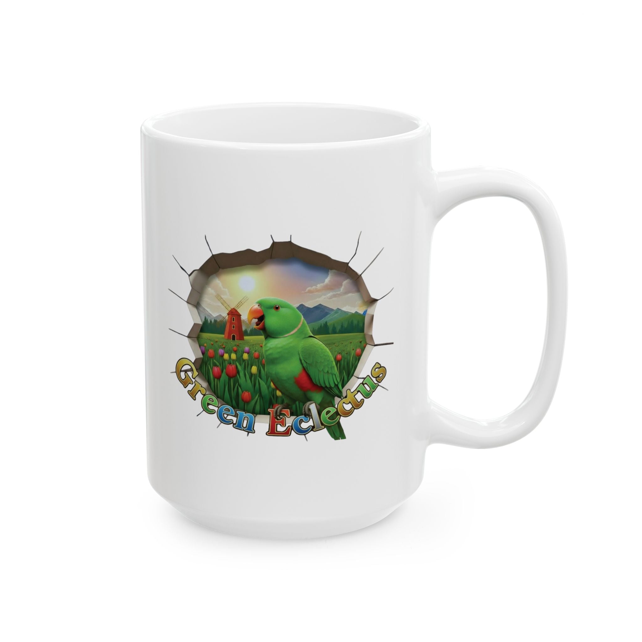 Green Eclectus Breakthrough Mug