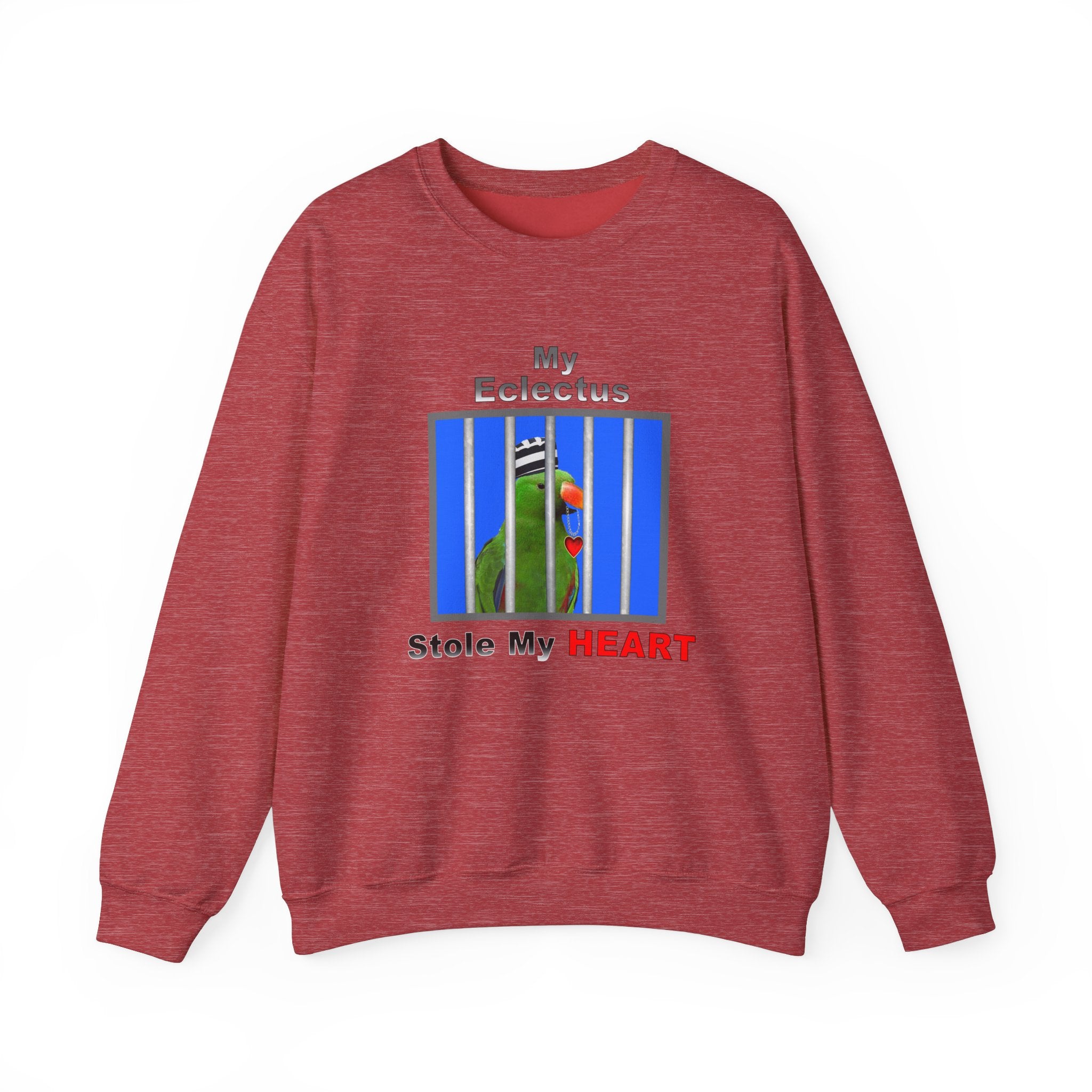 My Green Electus Stole My Heart Sweatshirt