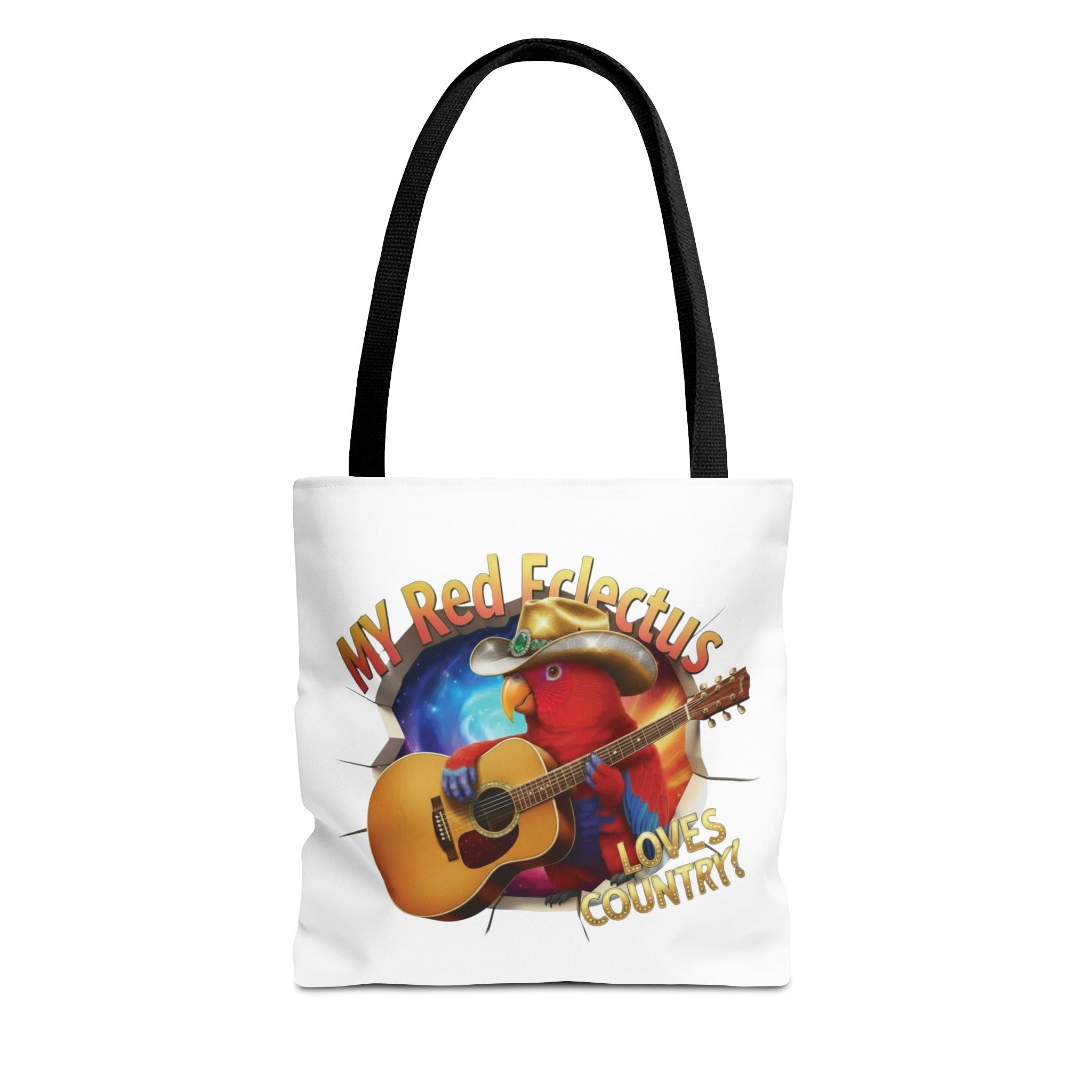 Red Eclectus Breakthrough Tote Bag