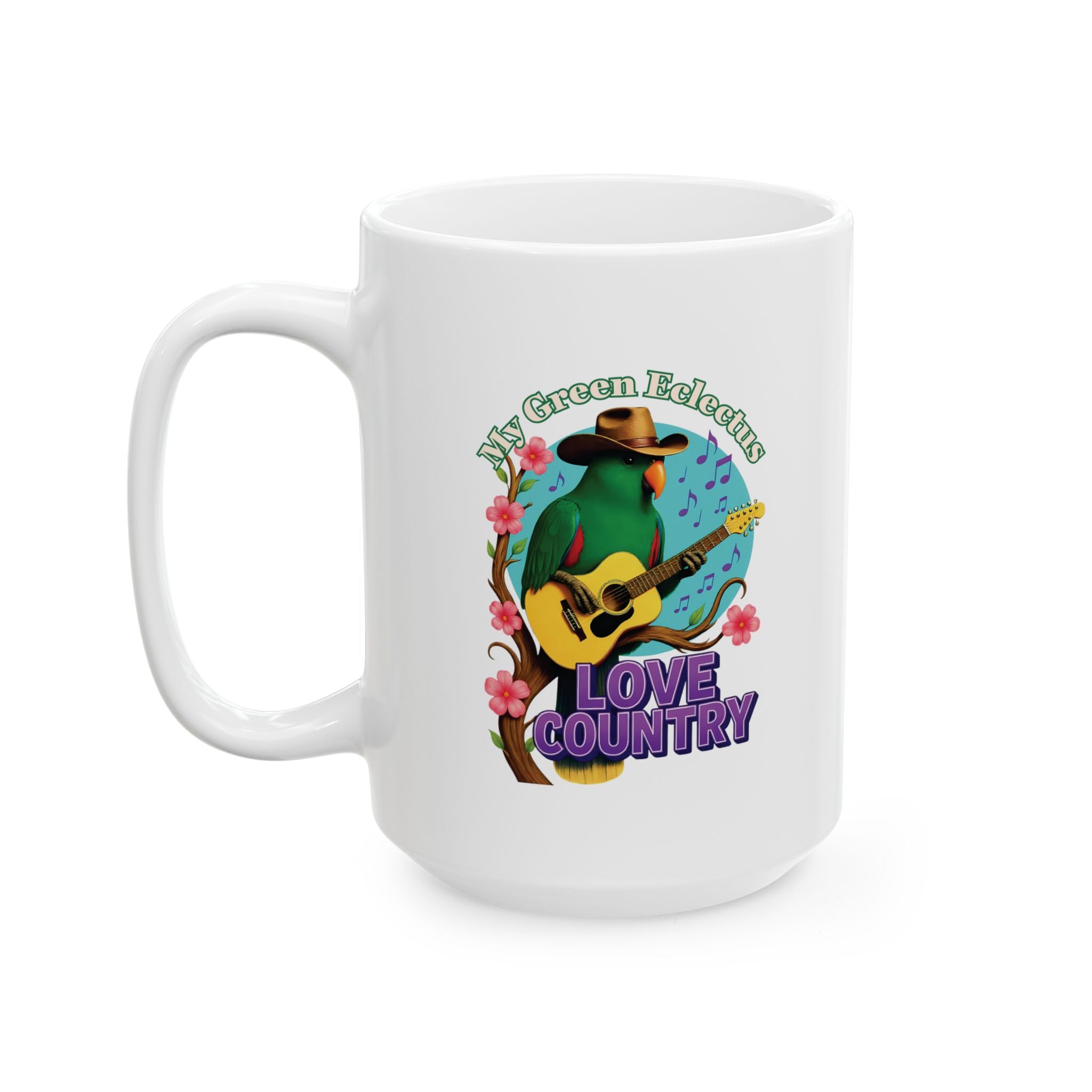 Green Eclectus Mug