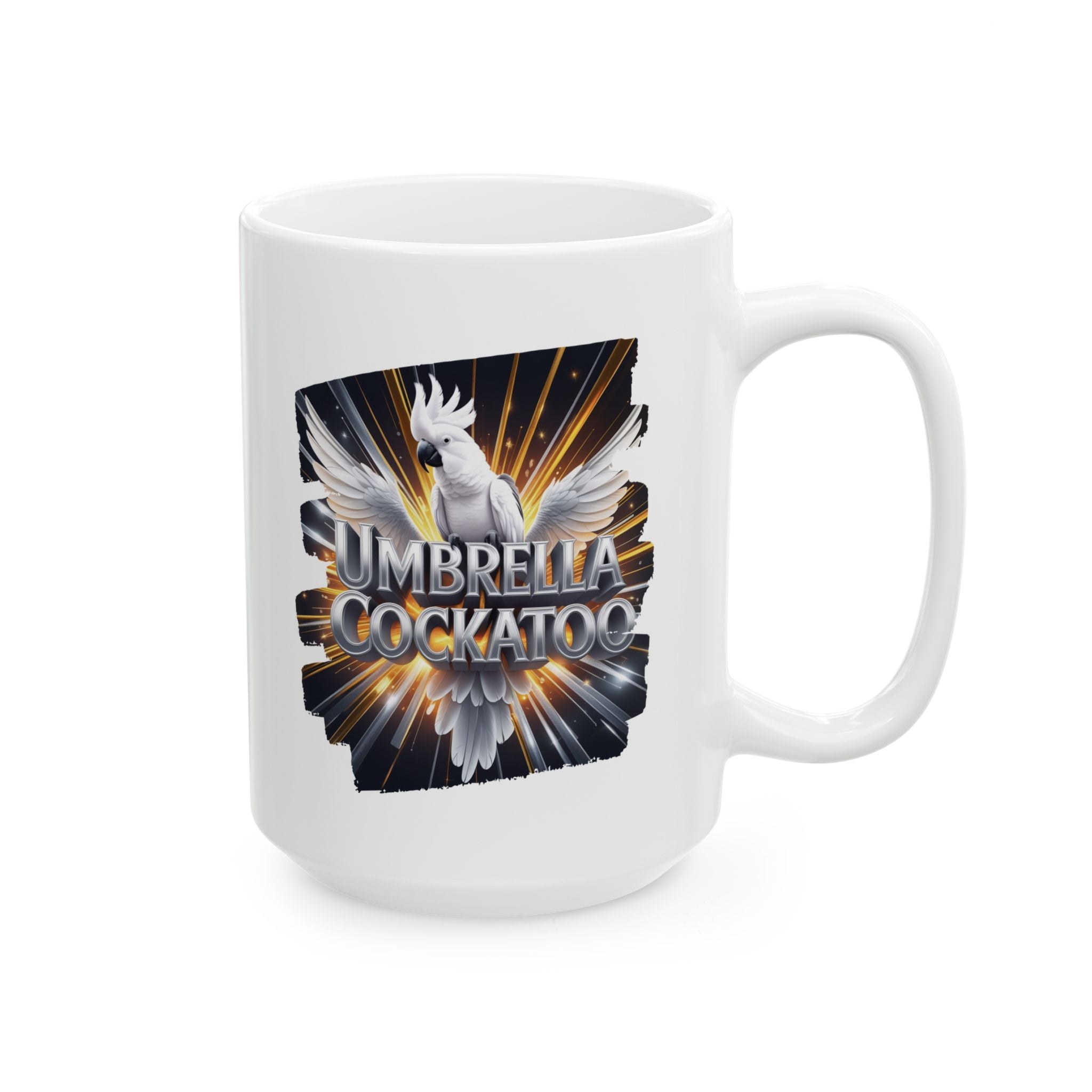 Umbrella Cockatoo Sunburst Mug