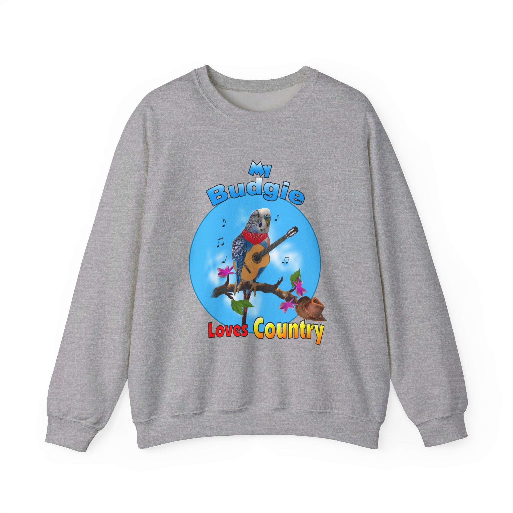 My Blue Budgie Loves Country Sweatshirt