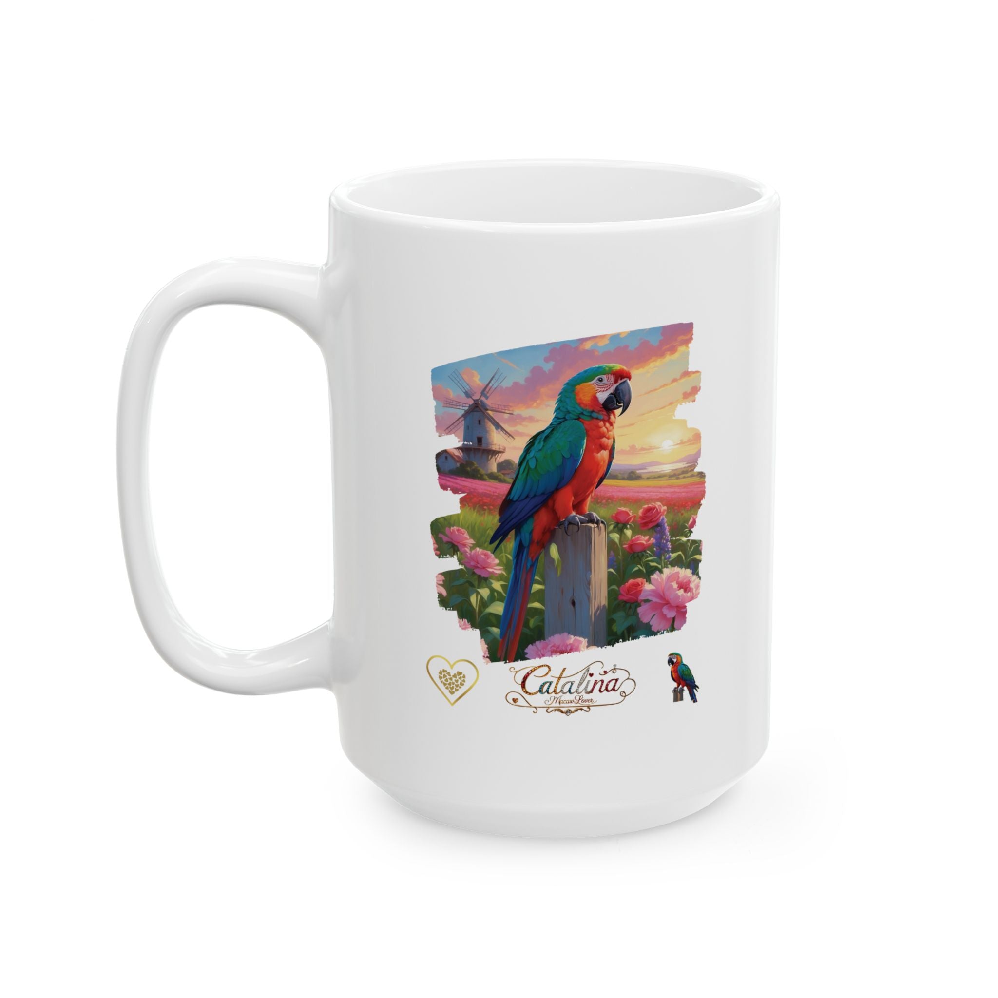 Catalina Macaw Lover Sunset Mug