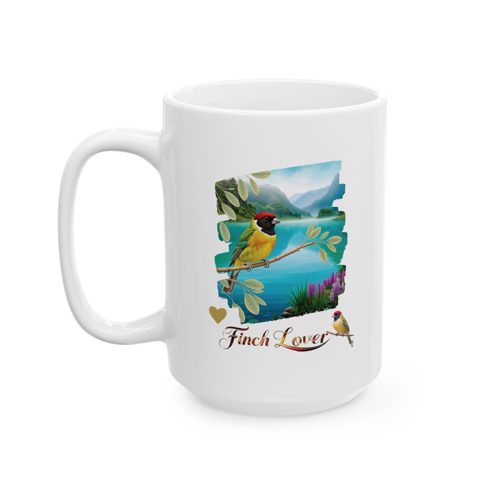 Finch Lover Nature Scenic Mug