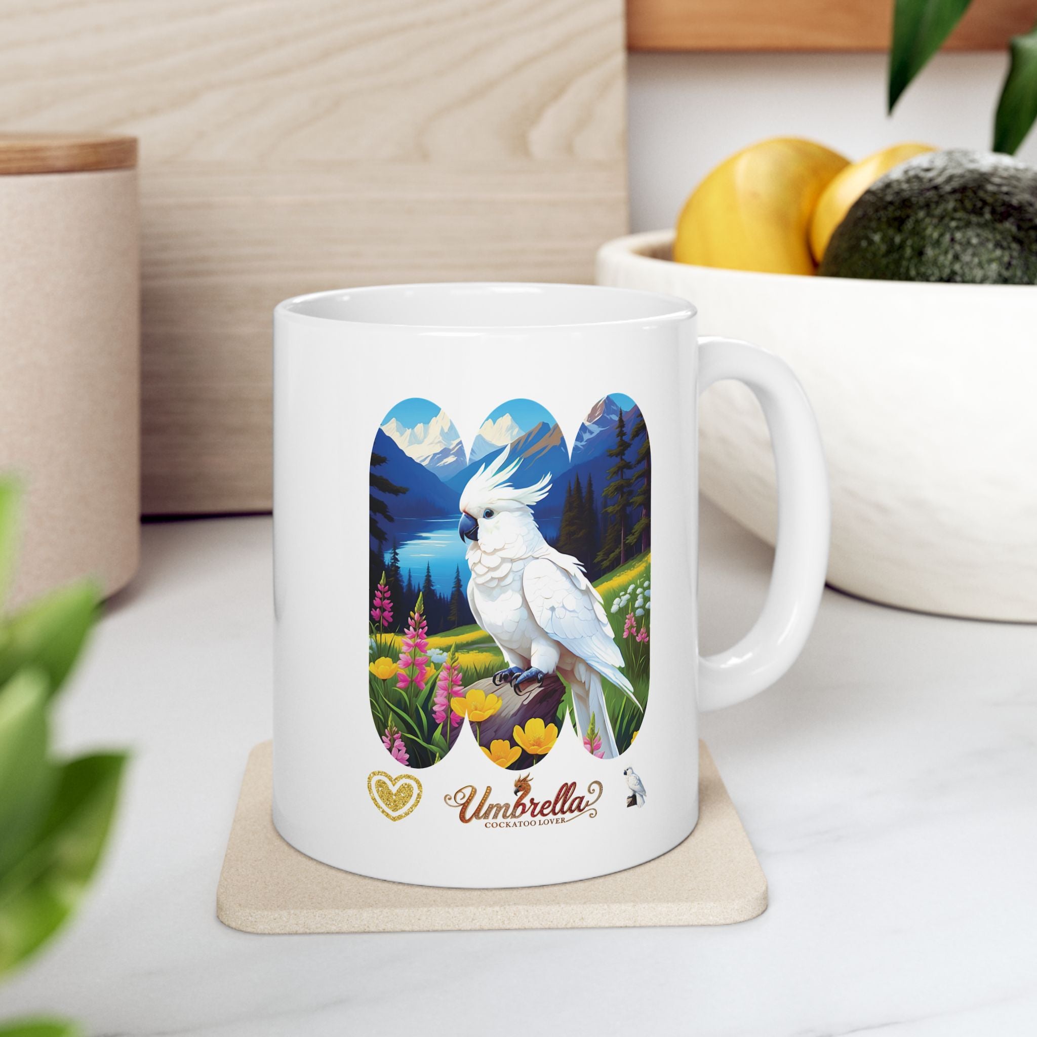 Mountain Umbrella Cockatoo Lover Mug