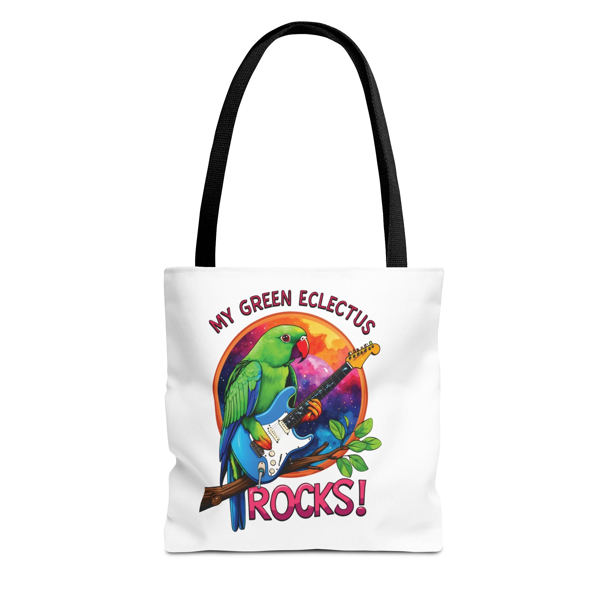 Green Eclectus Tote Bag