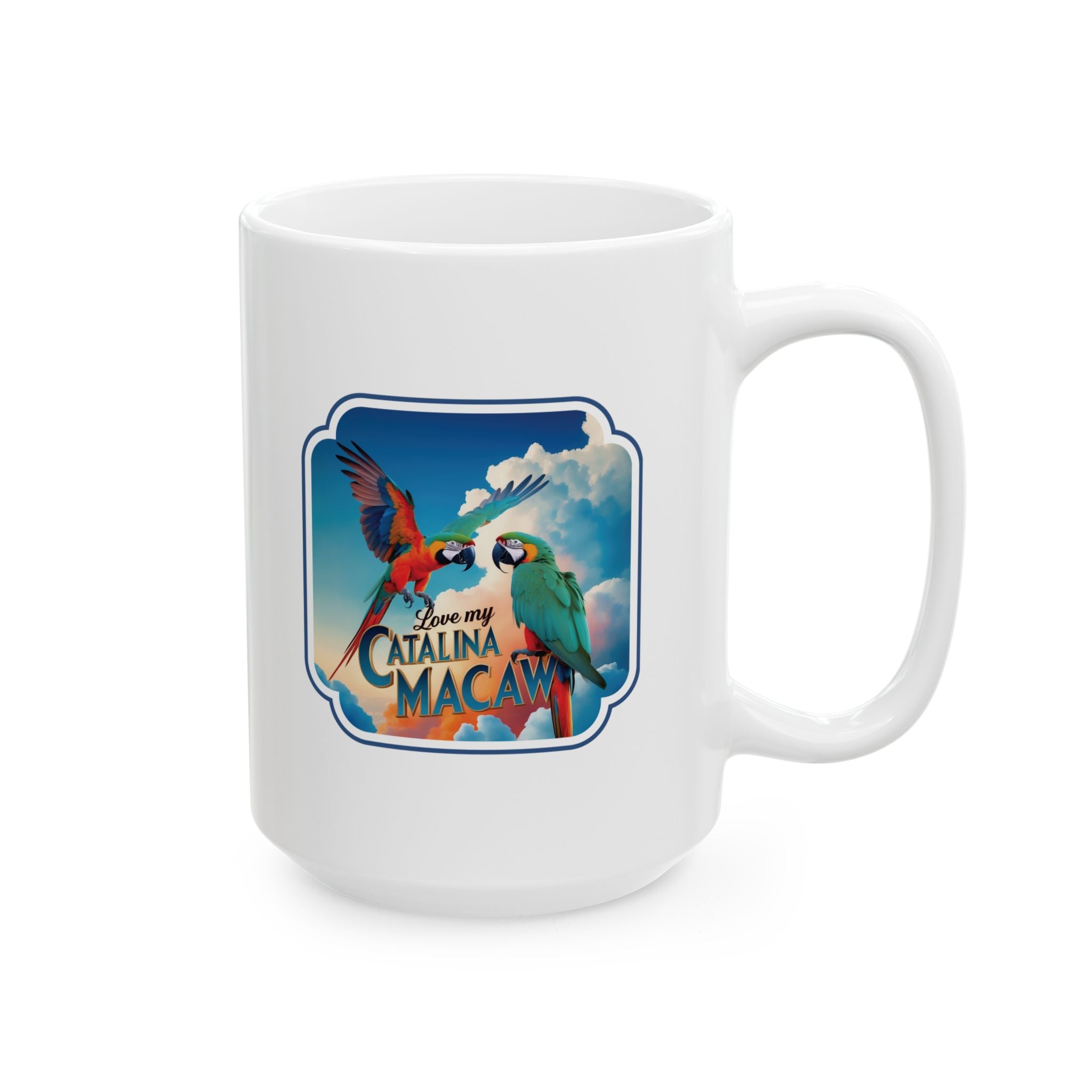 Flying Catalina Macaw Lover Mug