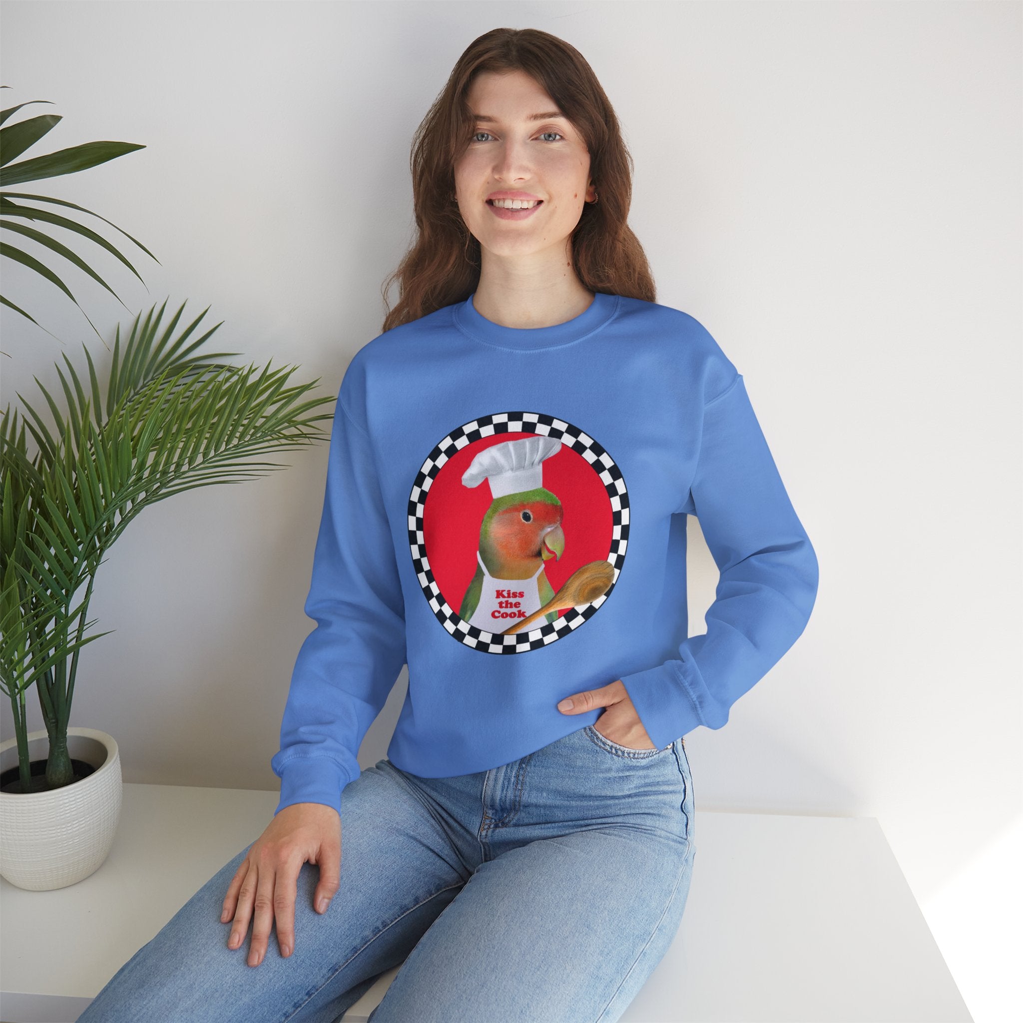 Kiss The Cook Spoon Lovebird Sweatshirt