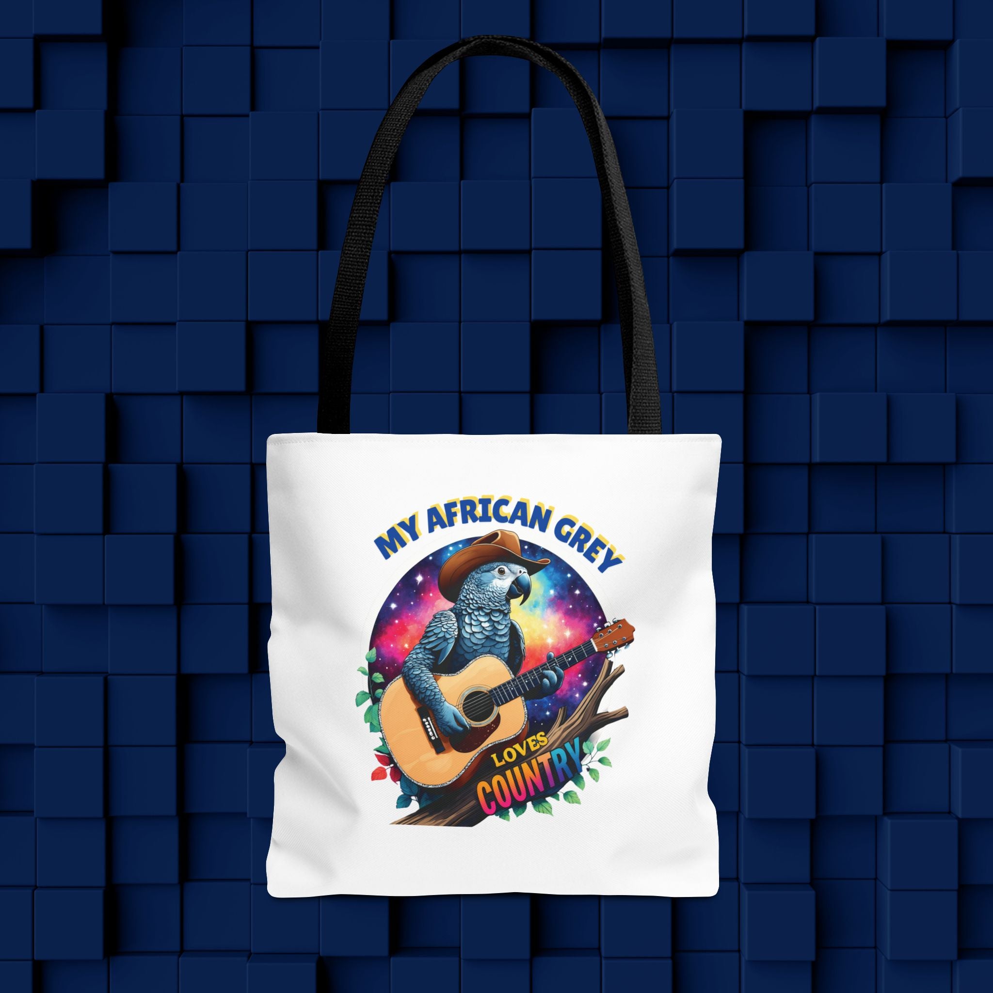 Tote Bag With African Grey Design