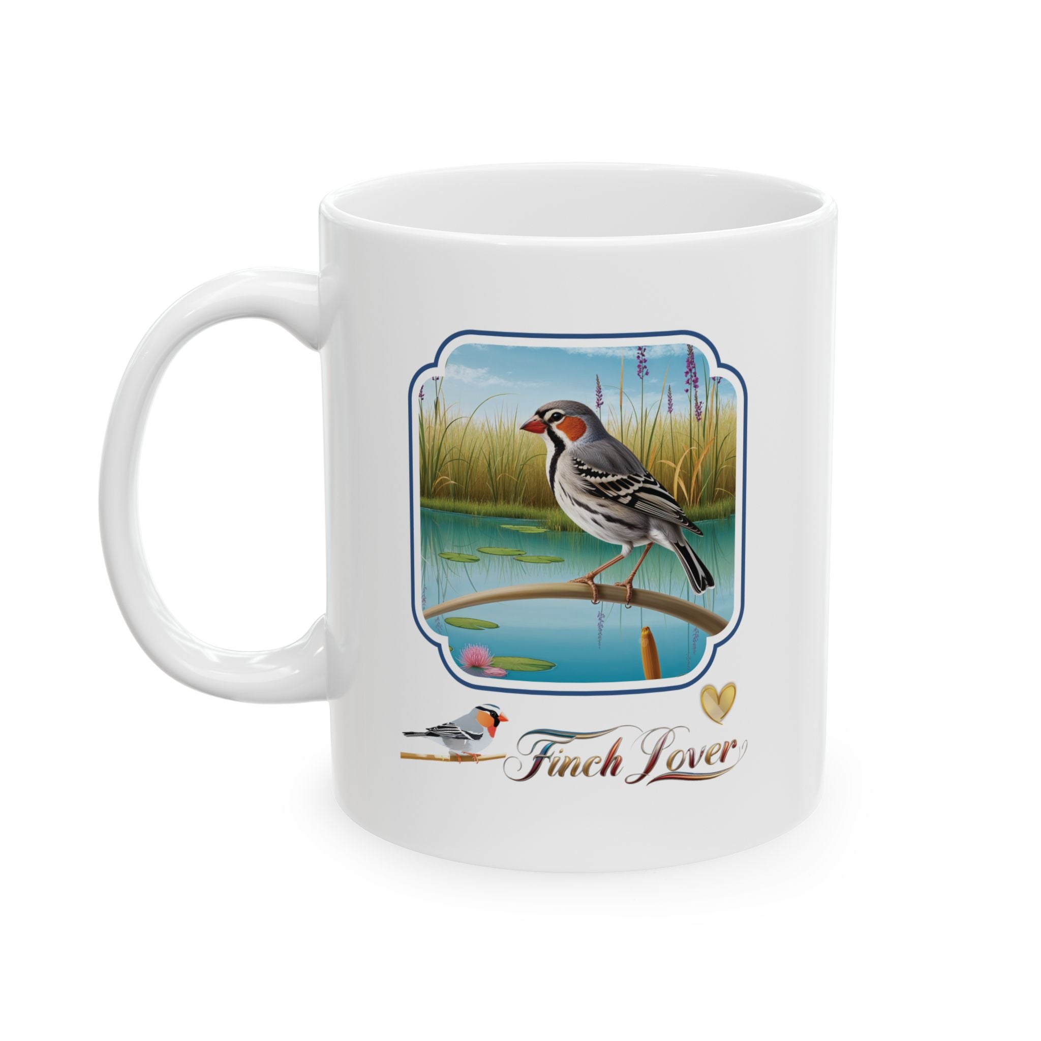 Finch Lover Nature Scenic Mug