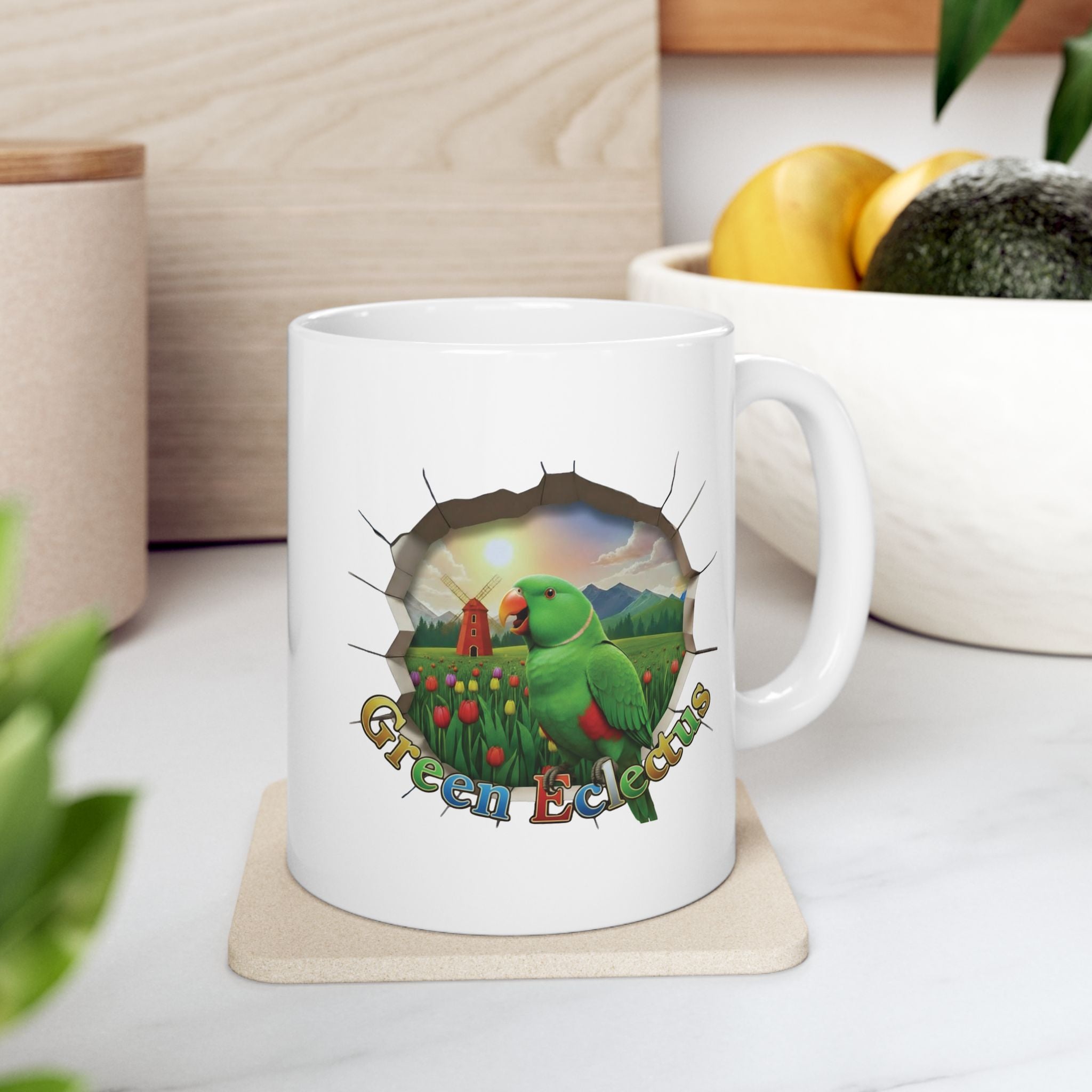 Green Eclectus Breakthrough Mug