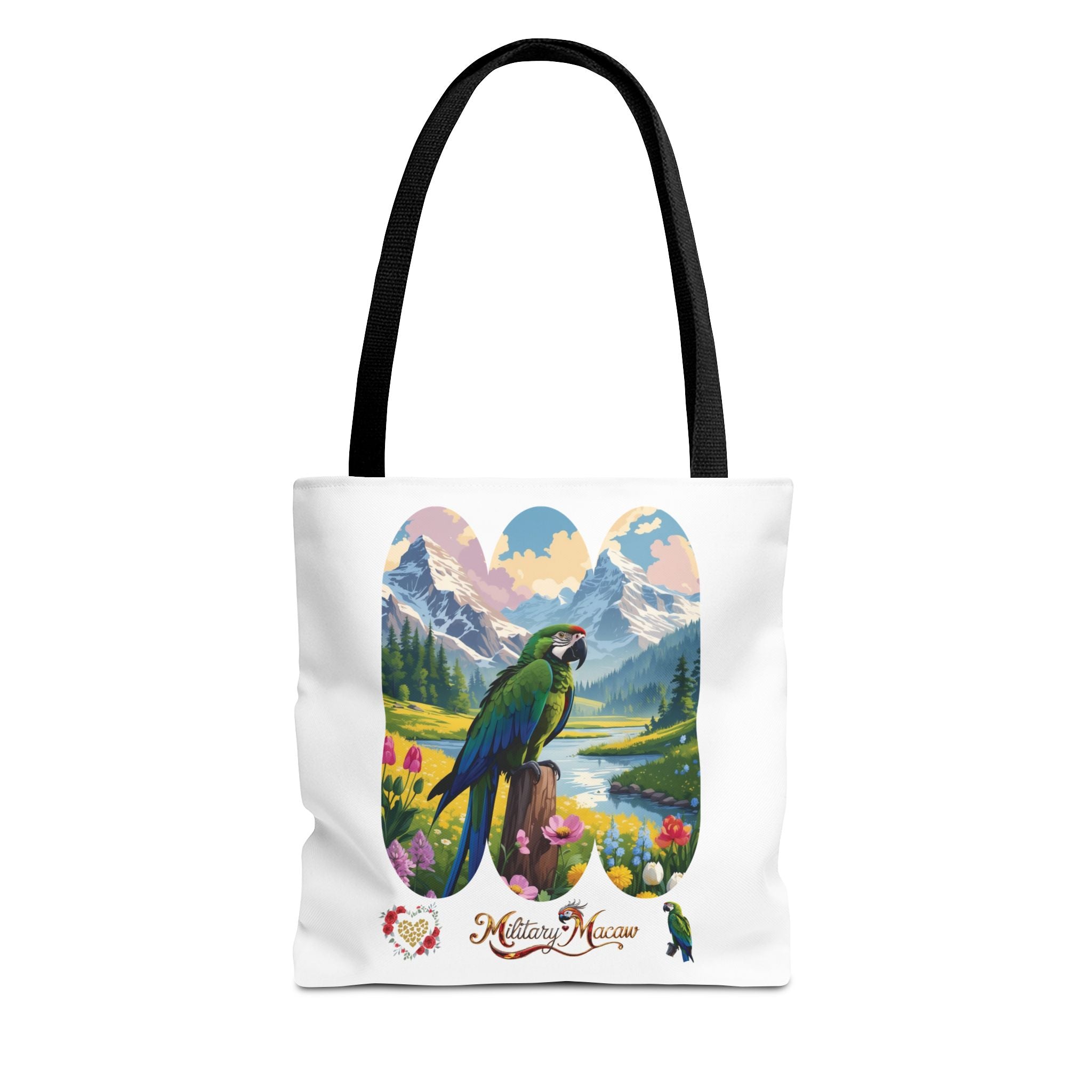 Military Macaw Mountain Tote Bag