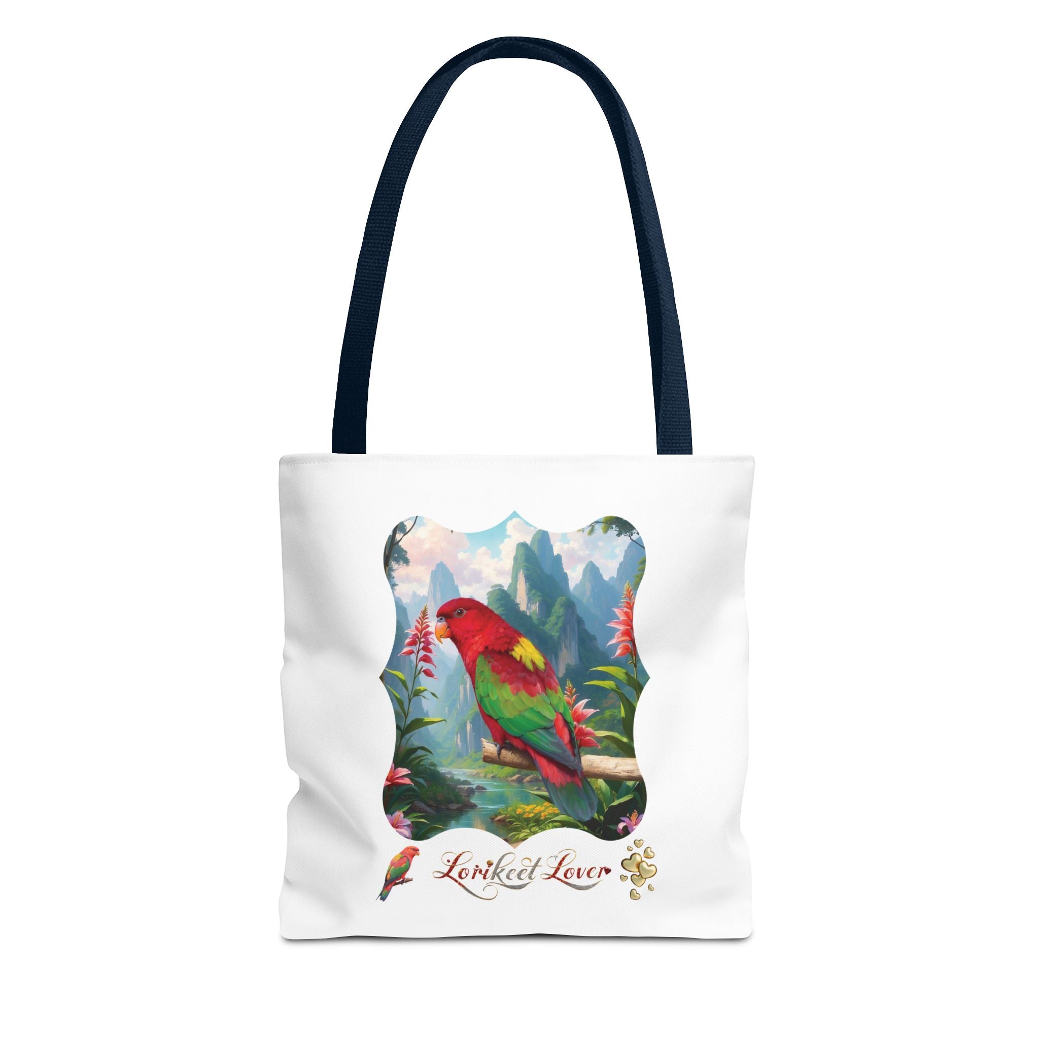 Lorikeet Lover Mountain Scenic Tote Bag