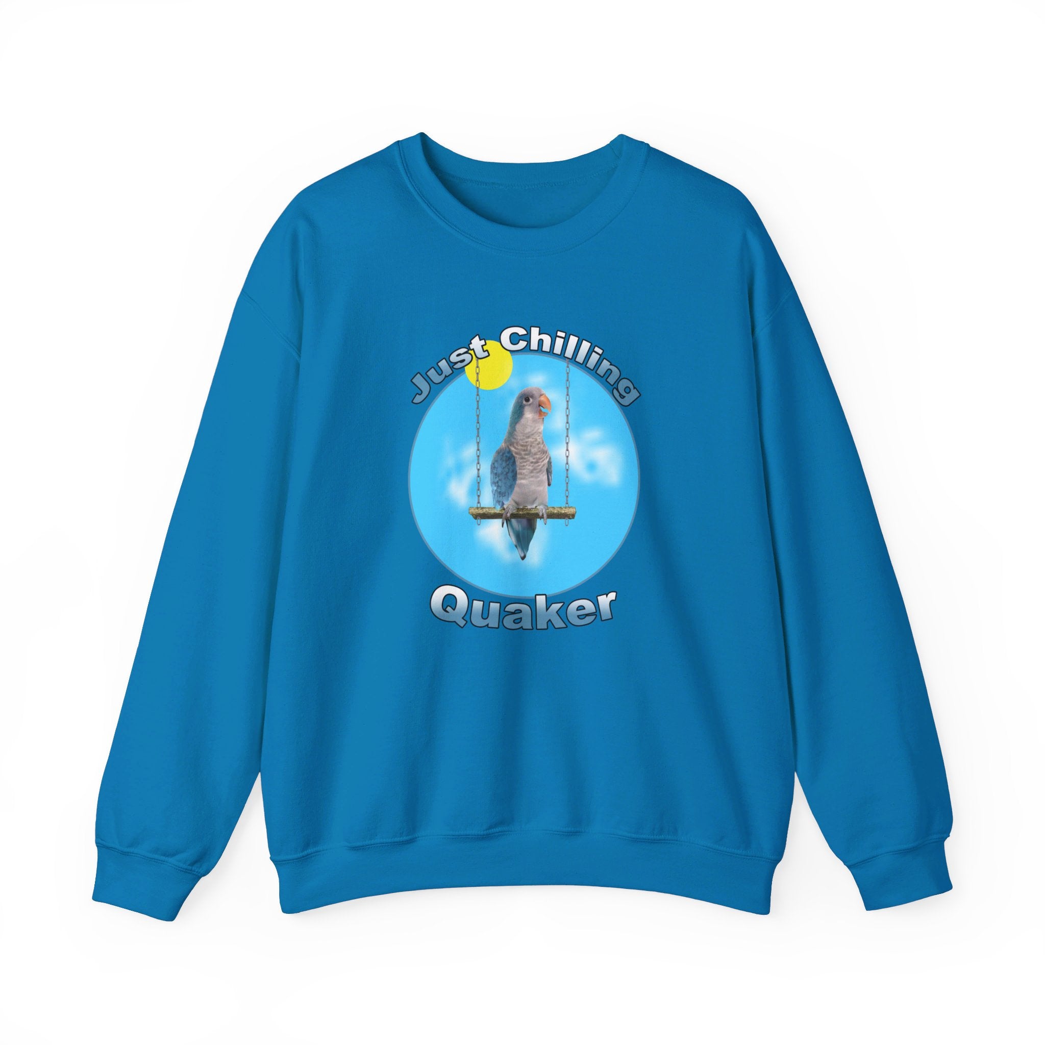 Just Chilling Swing Blue Quaker Sweatshirt