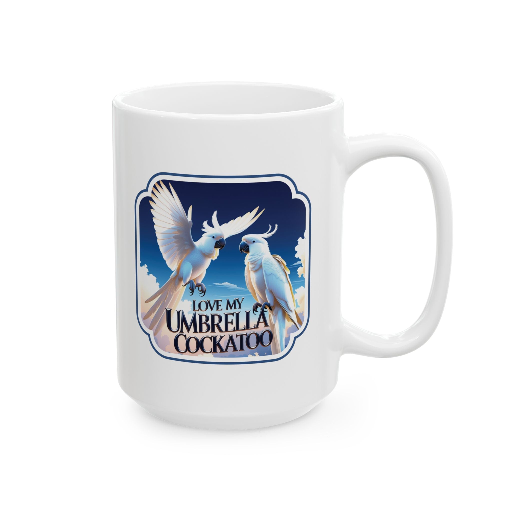 Love My Umbrella Cockatoo Mug