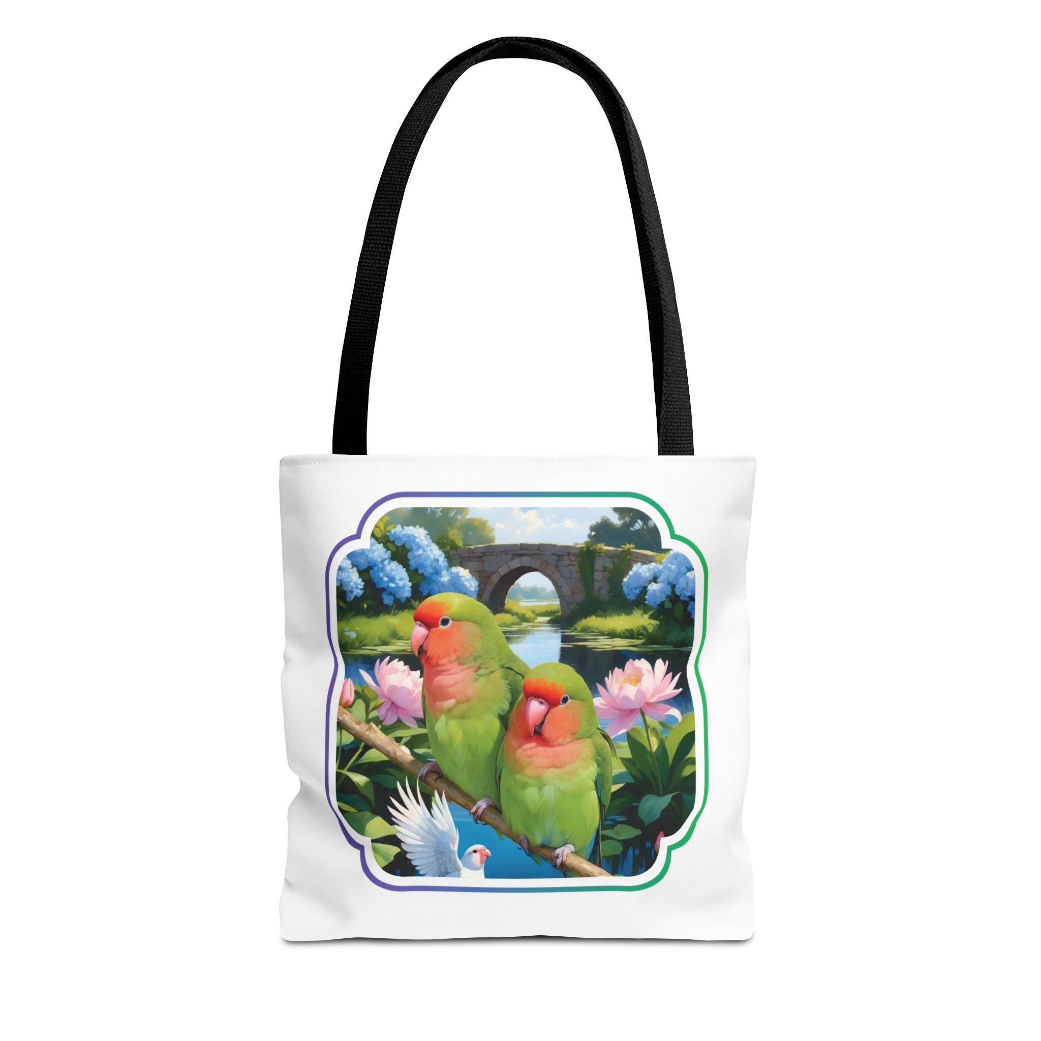 Lovebird Lover Bridge Tote Bag