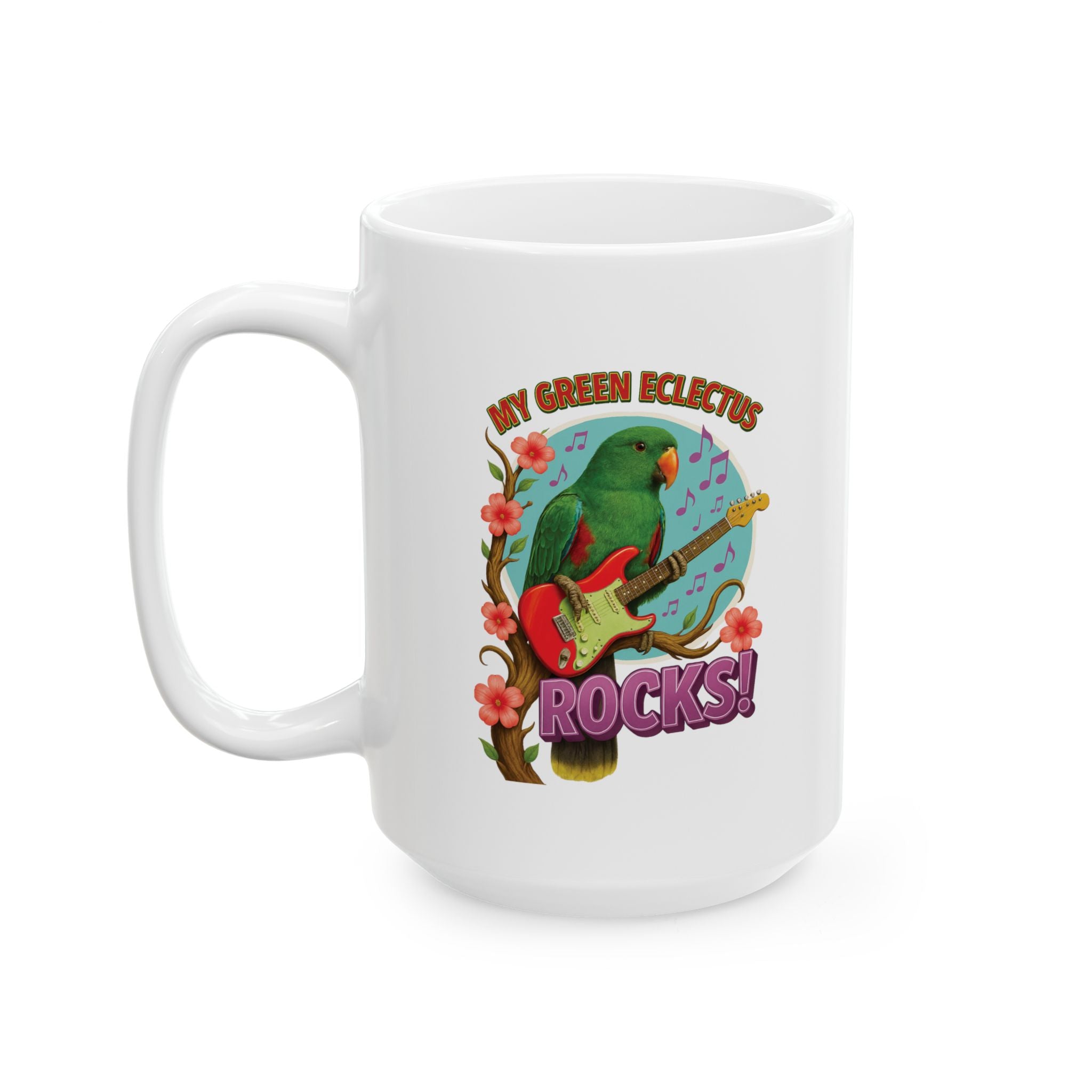 Green Eclectus Mug
