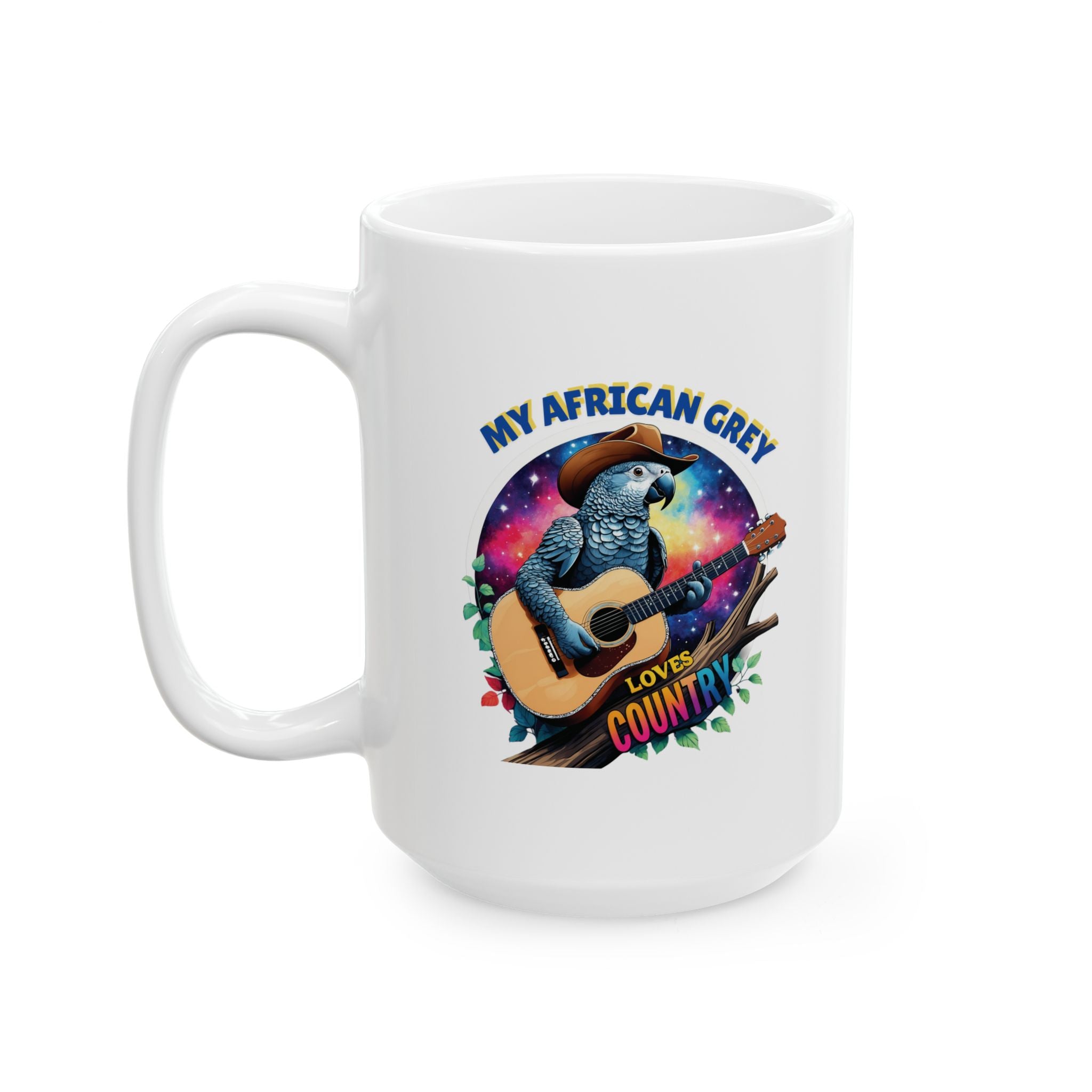 African Grey Love Country Ceramic Mug