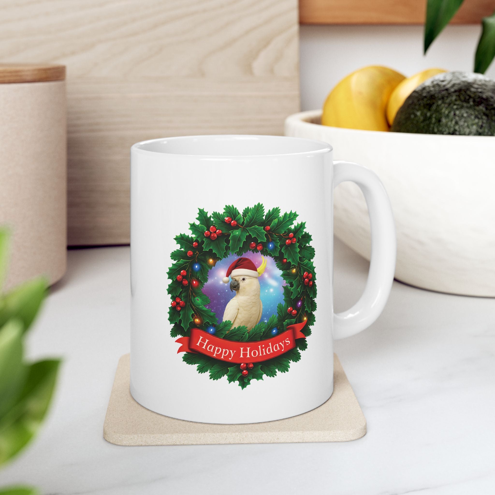 Happy Holidays Sulphur-Crested Mug