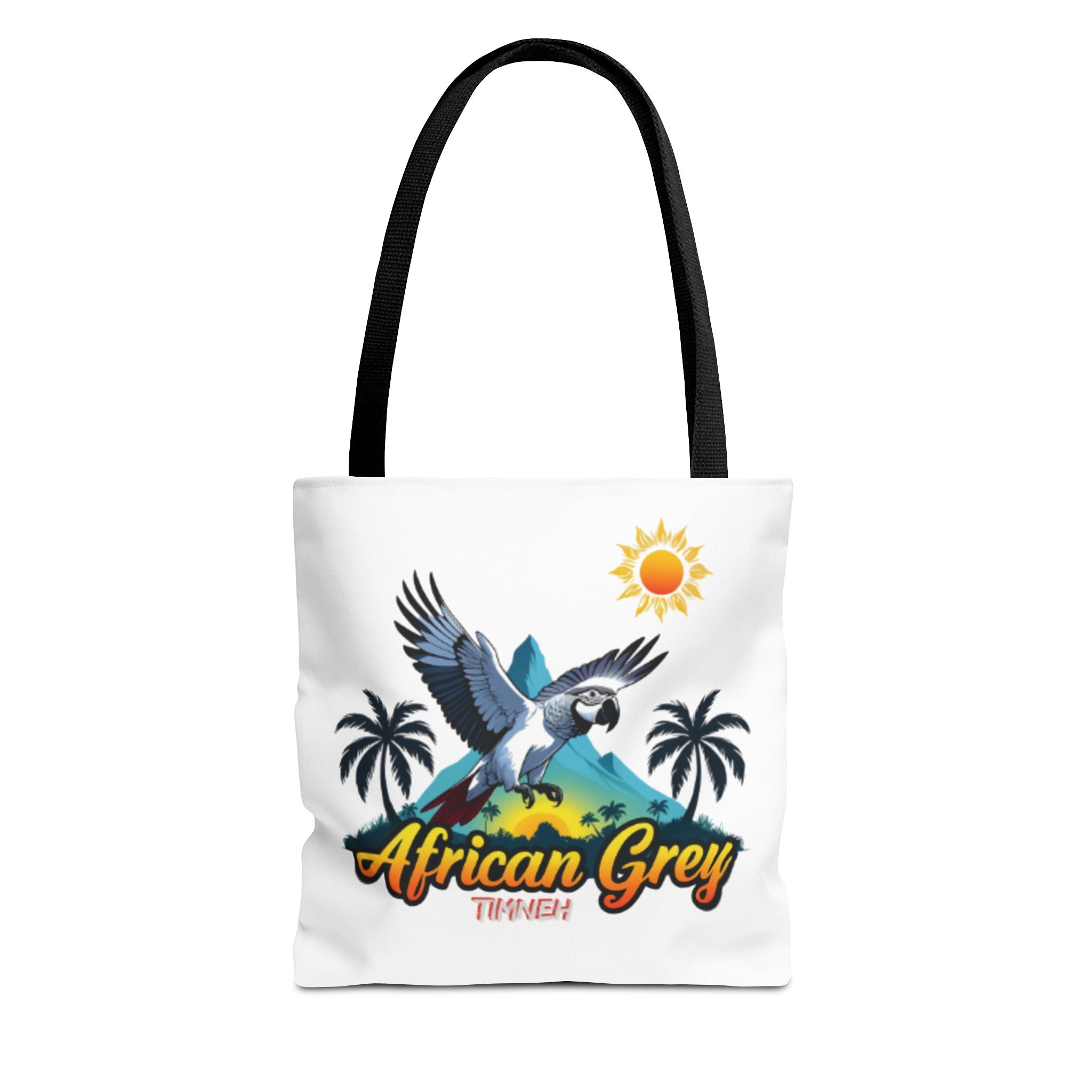 African Grey Timneh Sunrise Tote Bag