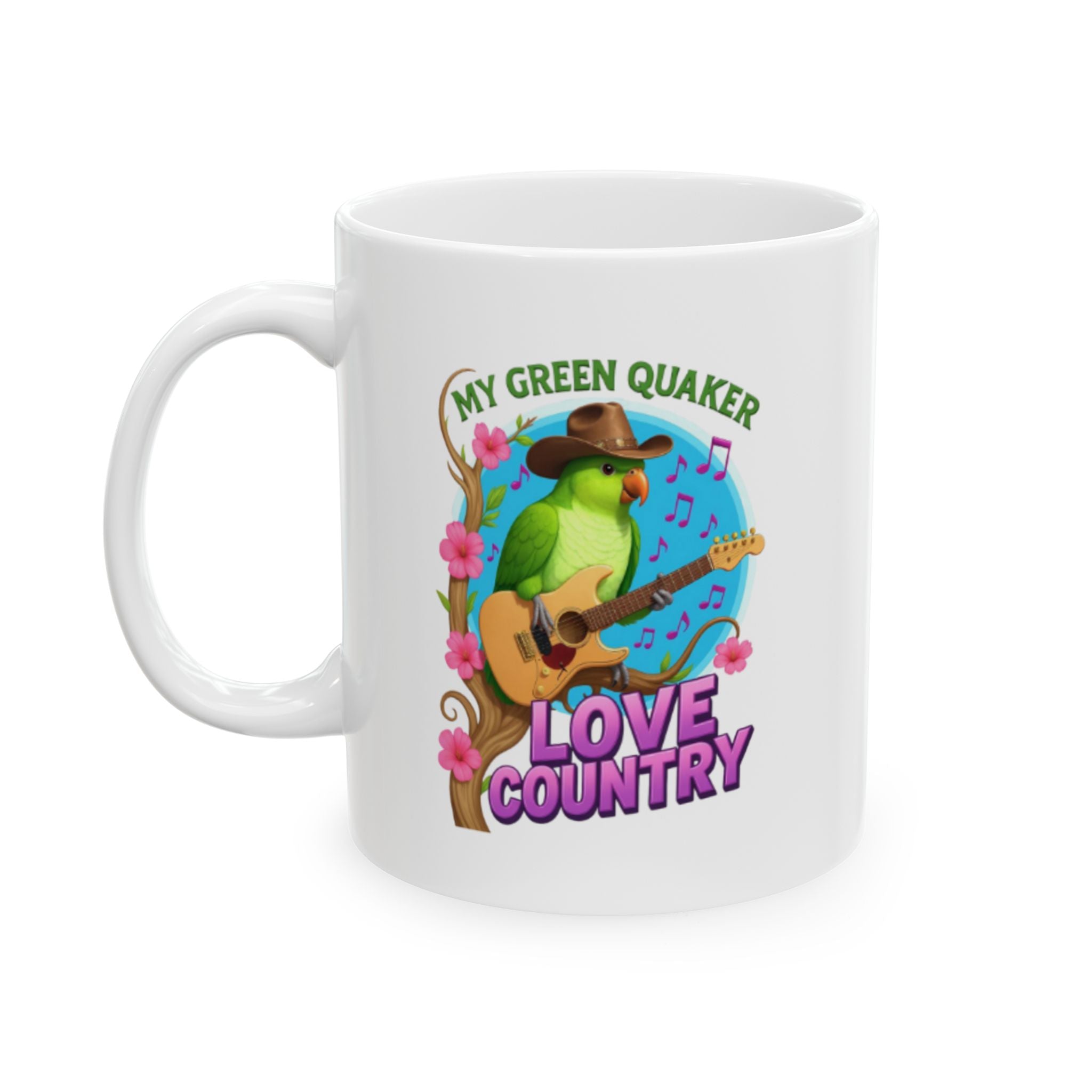 Green Quaker Love Country Mug
