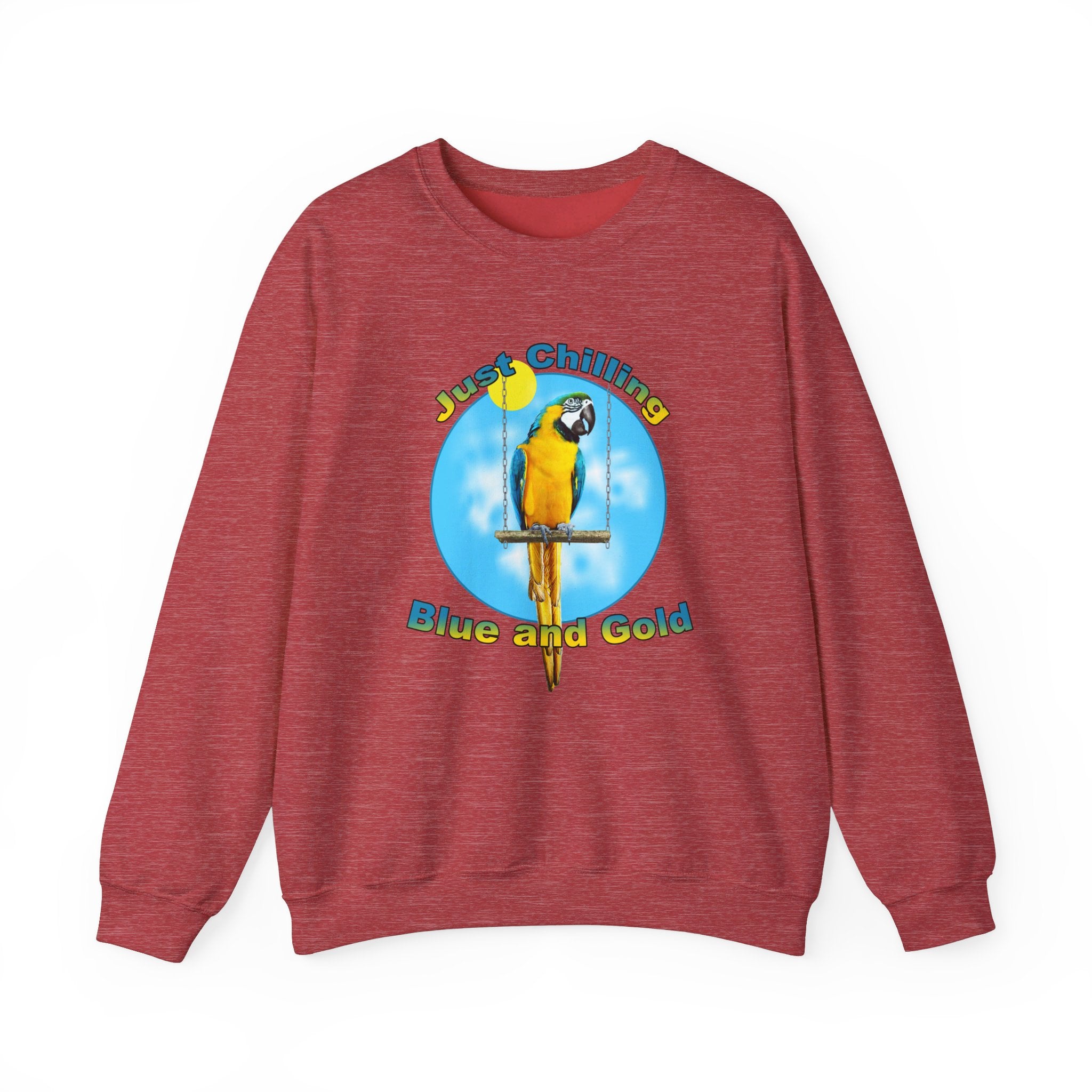 Just Chilling Swing Blue And Gold Sweatshirt