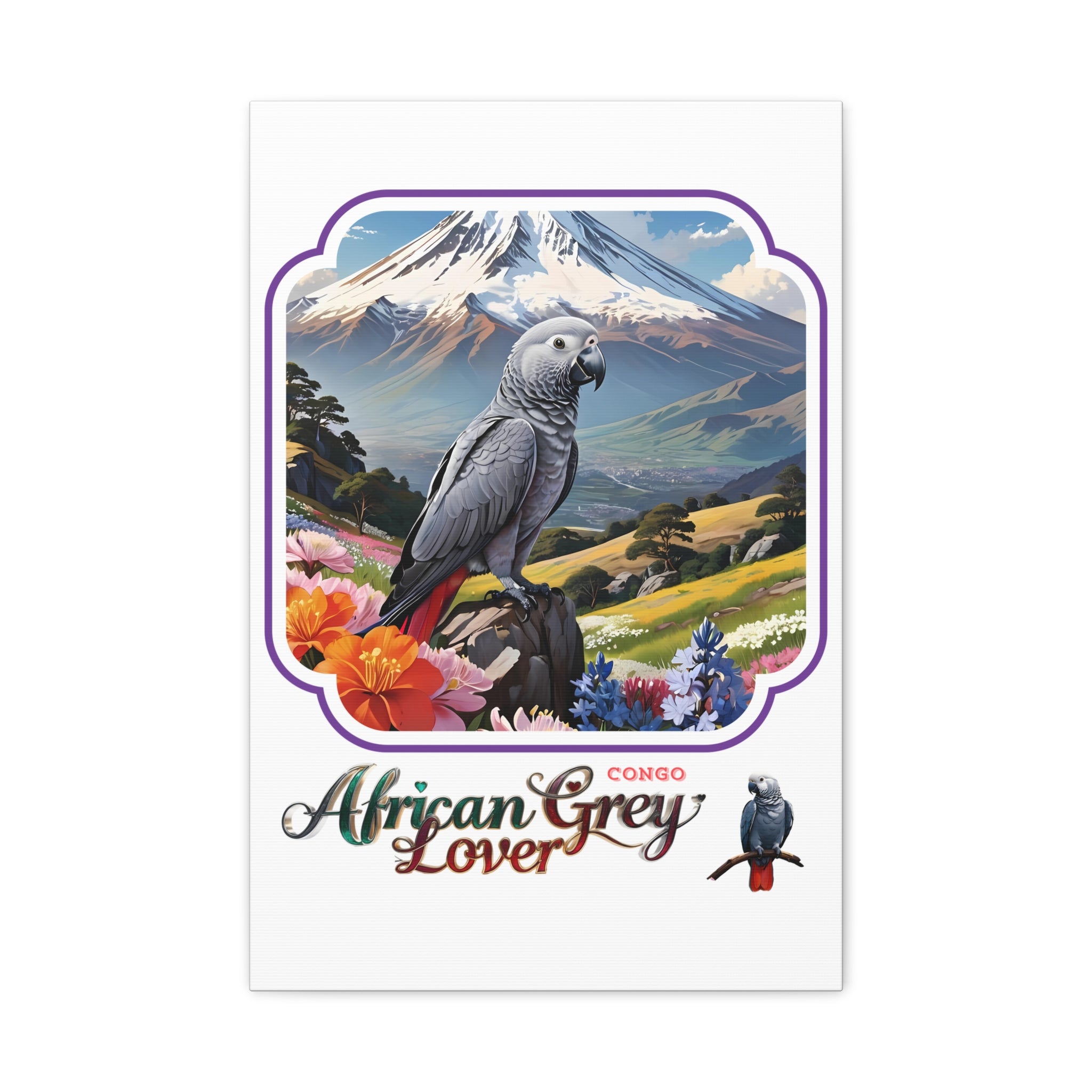 Africa Grey Congo Lover Wall-Hanging