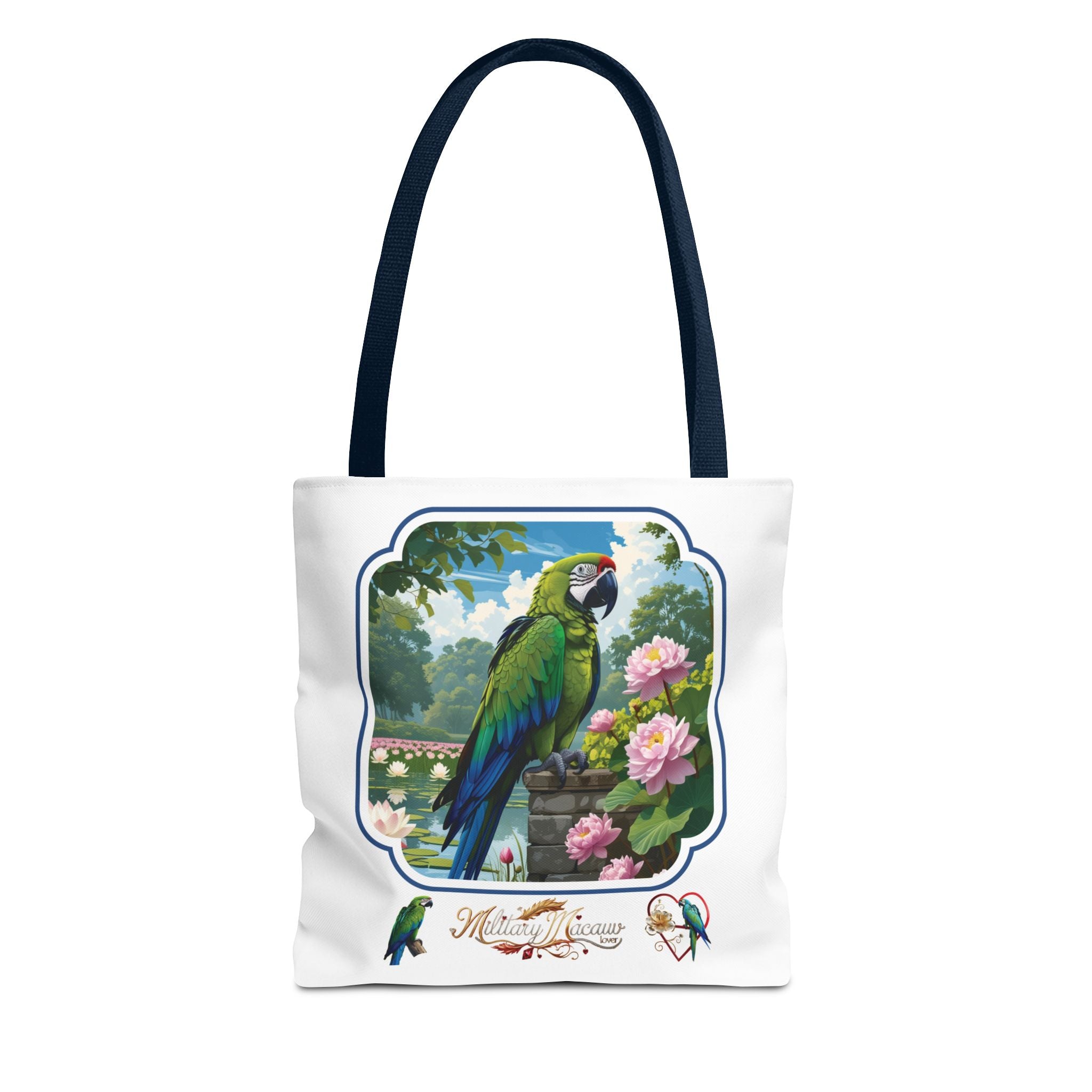 Military Macaw Love Tote Bag