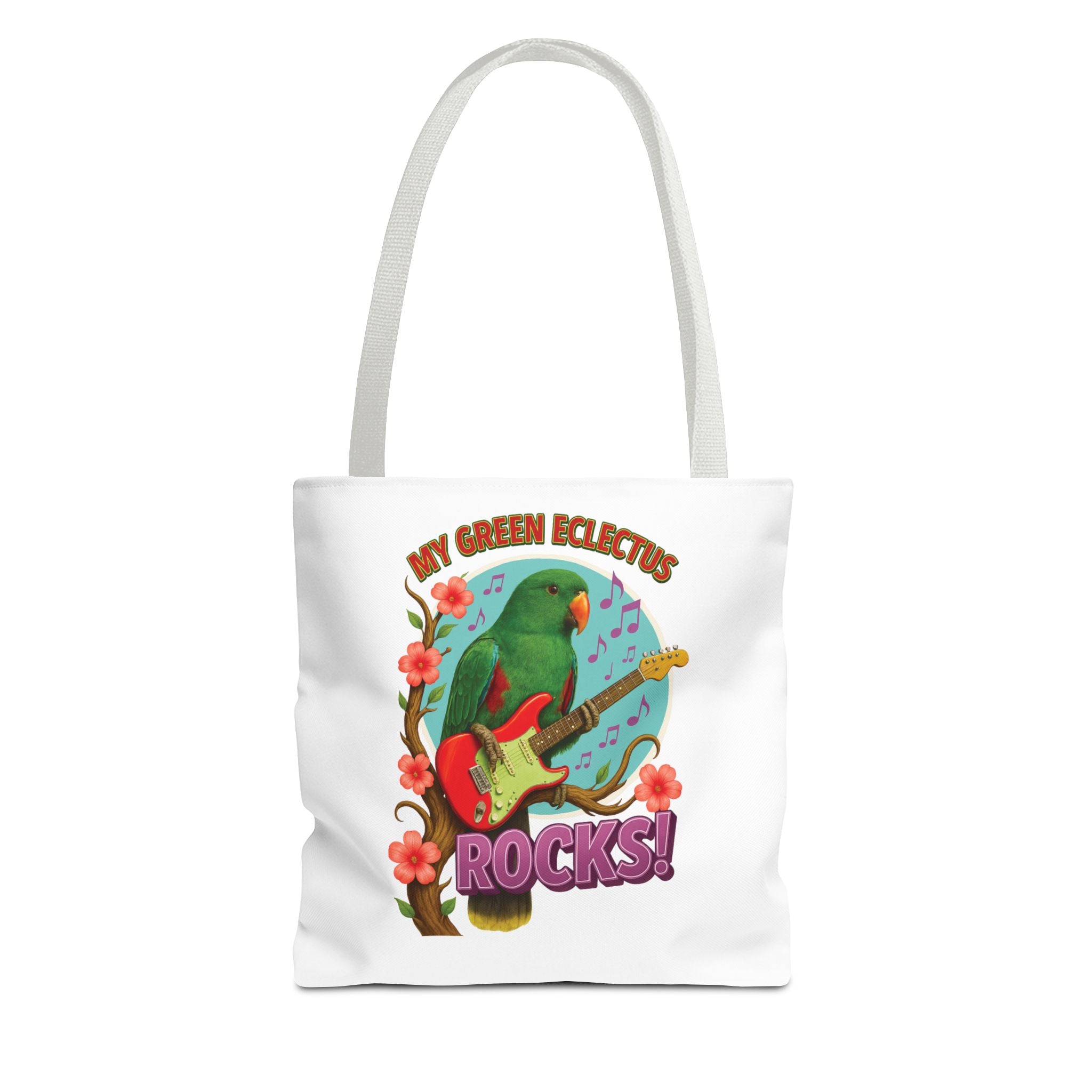 Green Eclectus Tote Bag