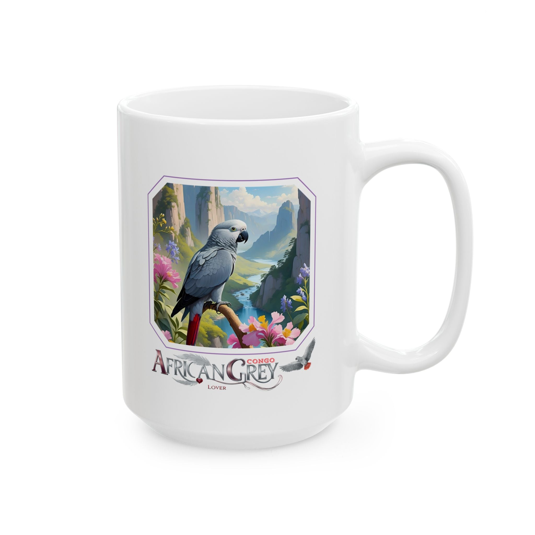 African Grey Congo Mug