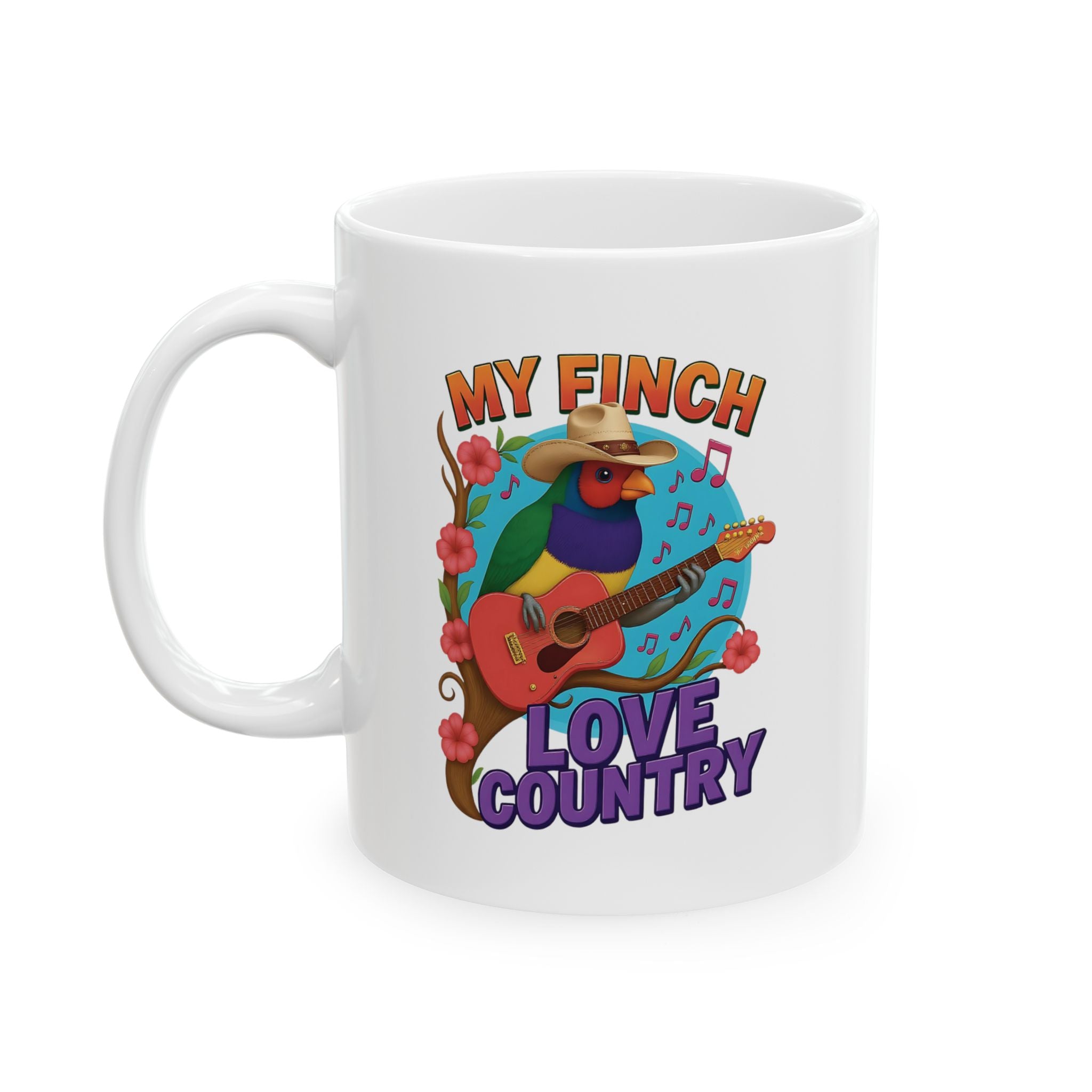 My Finch Love Country Music Mug