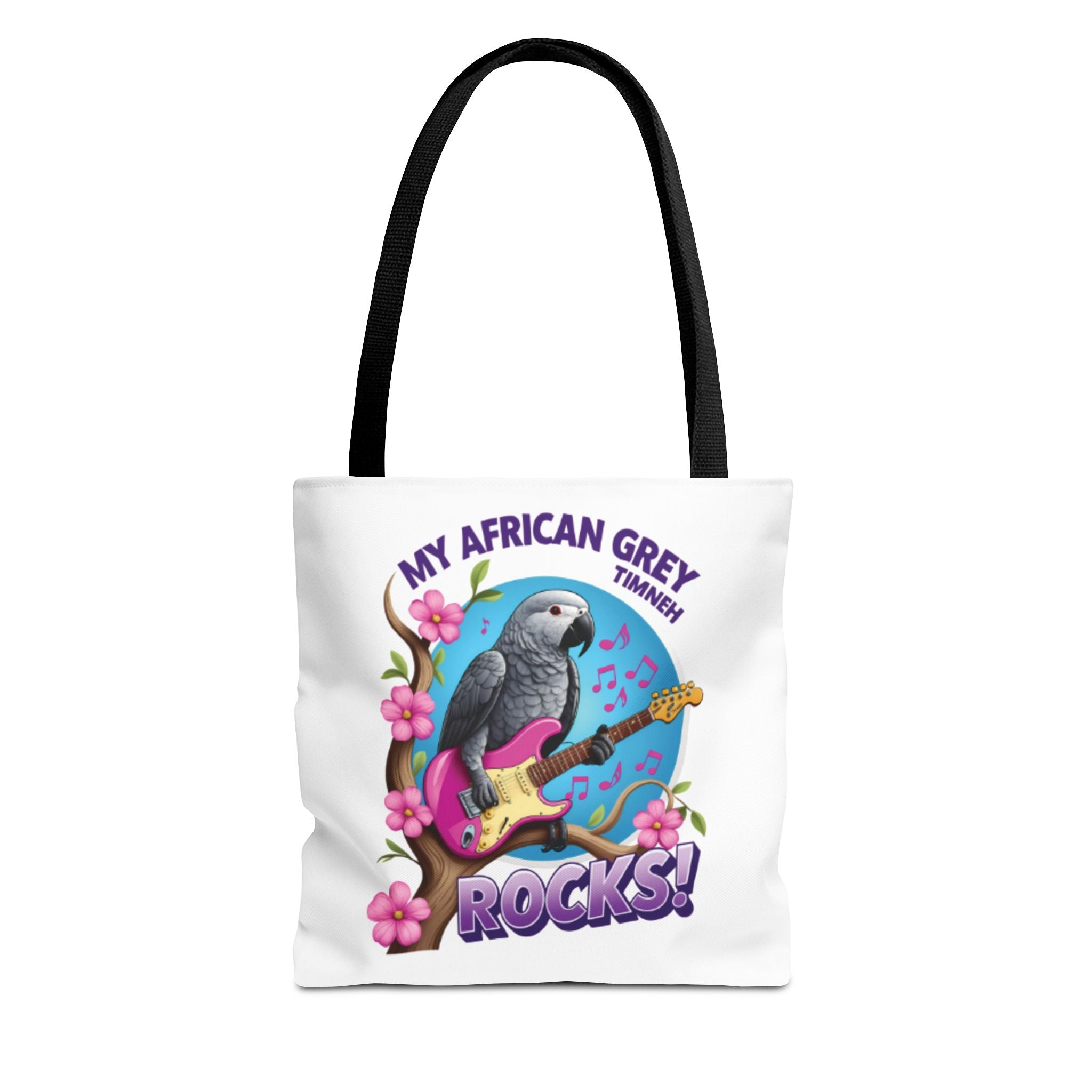 African Grey Timneh Rocks Tote Bag