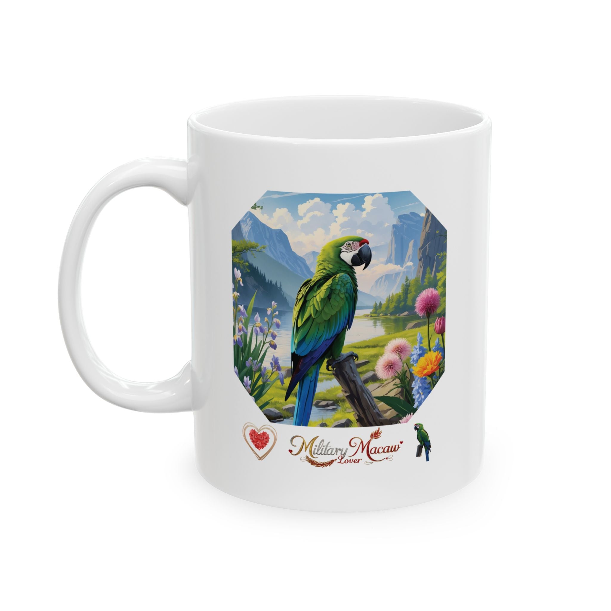 Military Macaw Lover Nature Mug