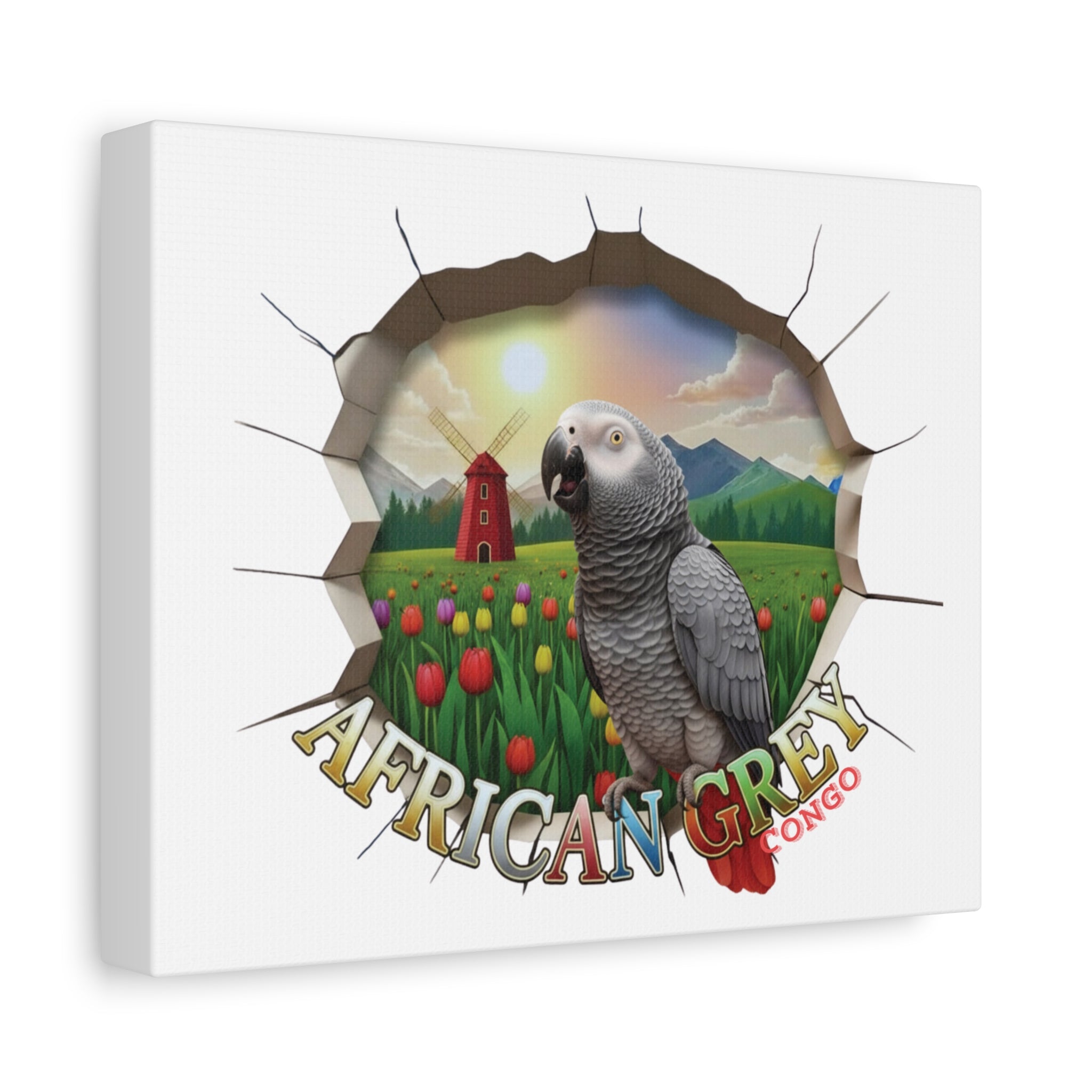 African Grey Congo Nature Wall-Hanging