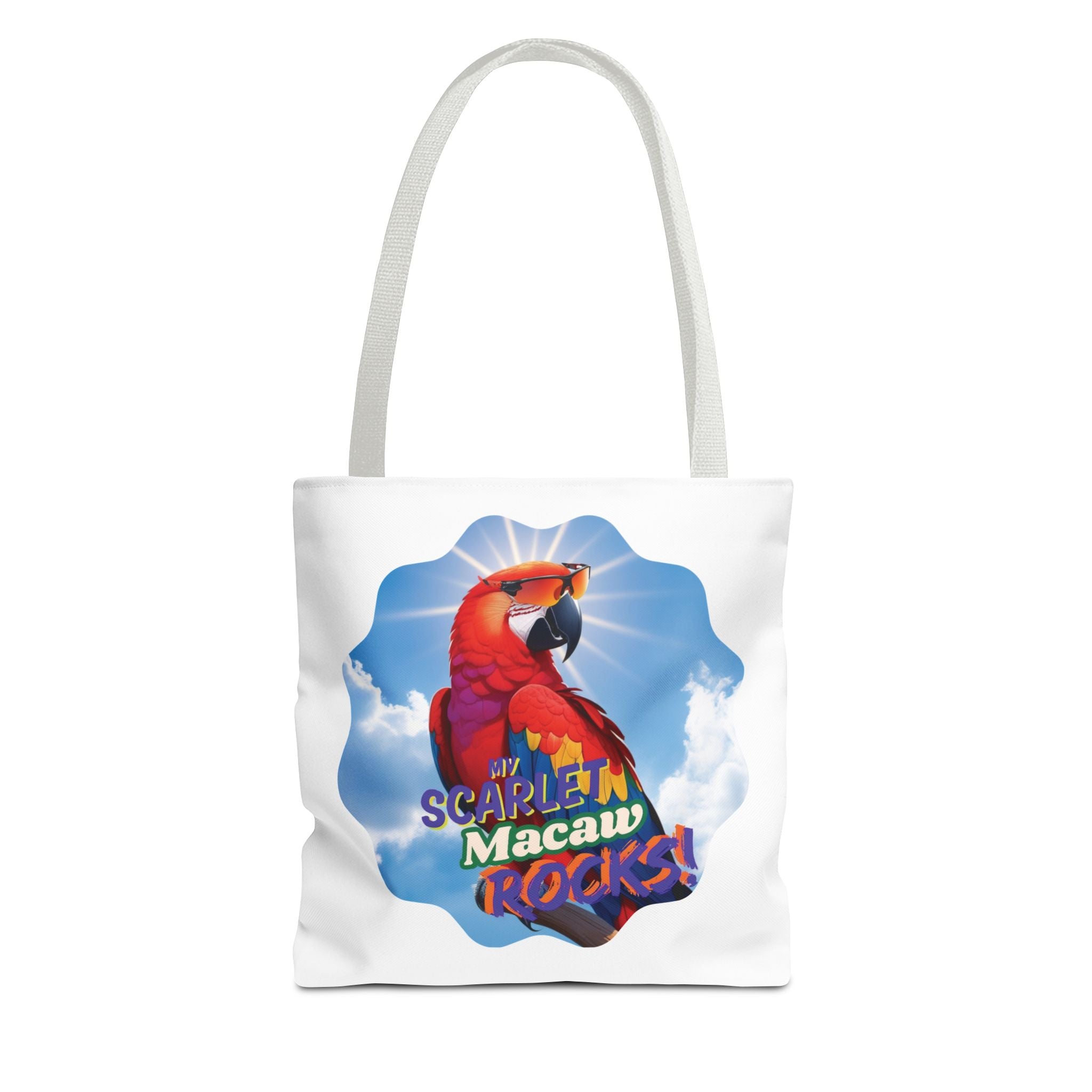 Scarlet Macaw Design Tote Bag