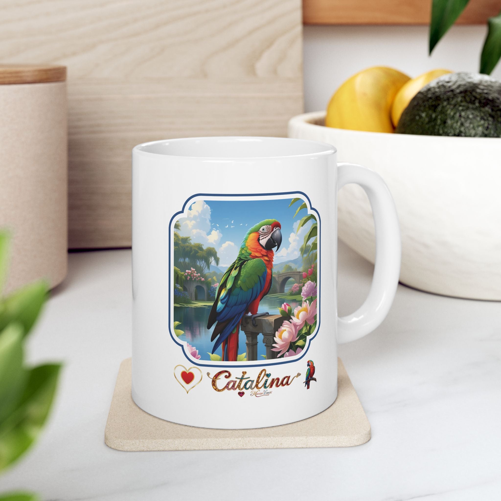 Catalina Macaw Lover Lake Mug