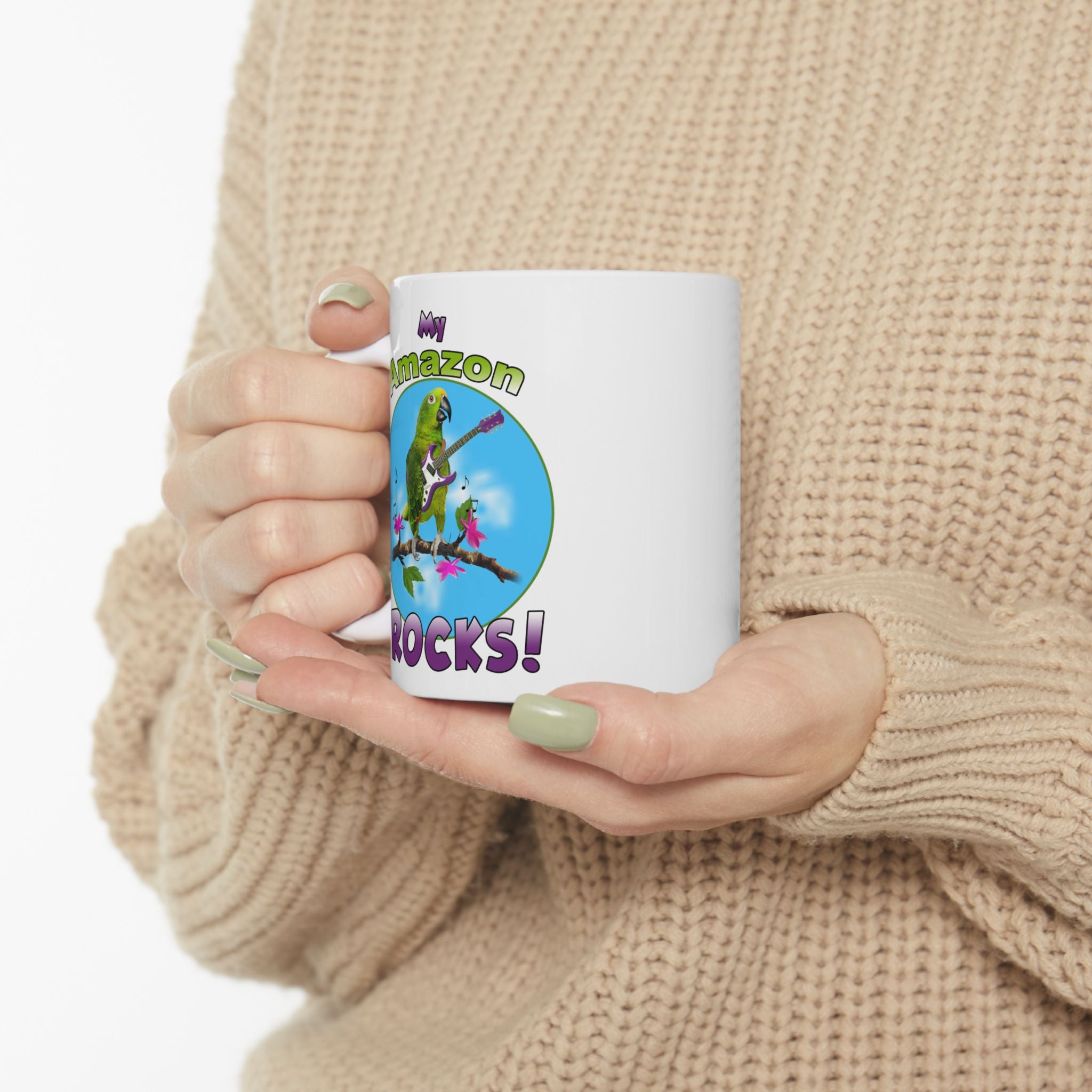 My Amazon Rocks Guitar Mug