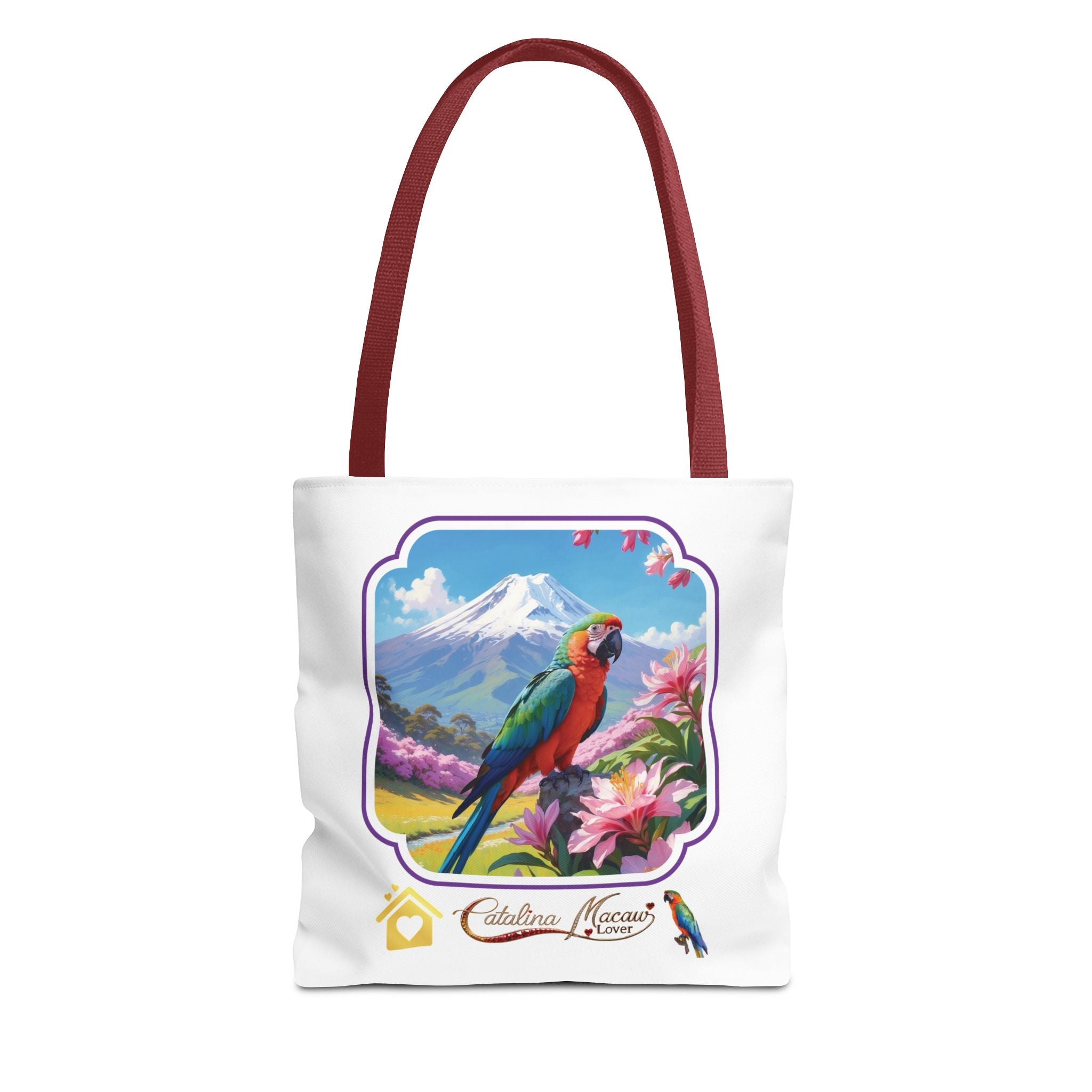 Catalina Macaw Lover Floral Tote Bag