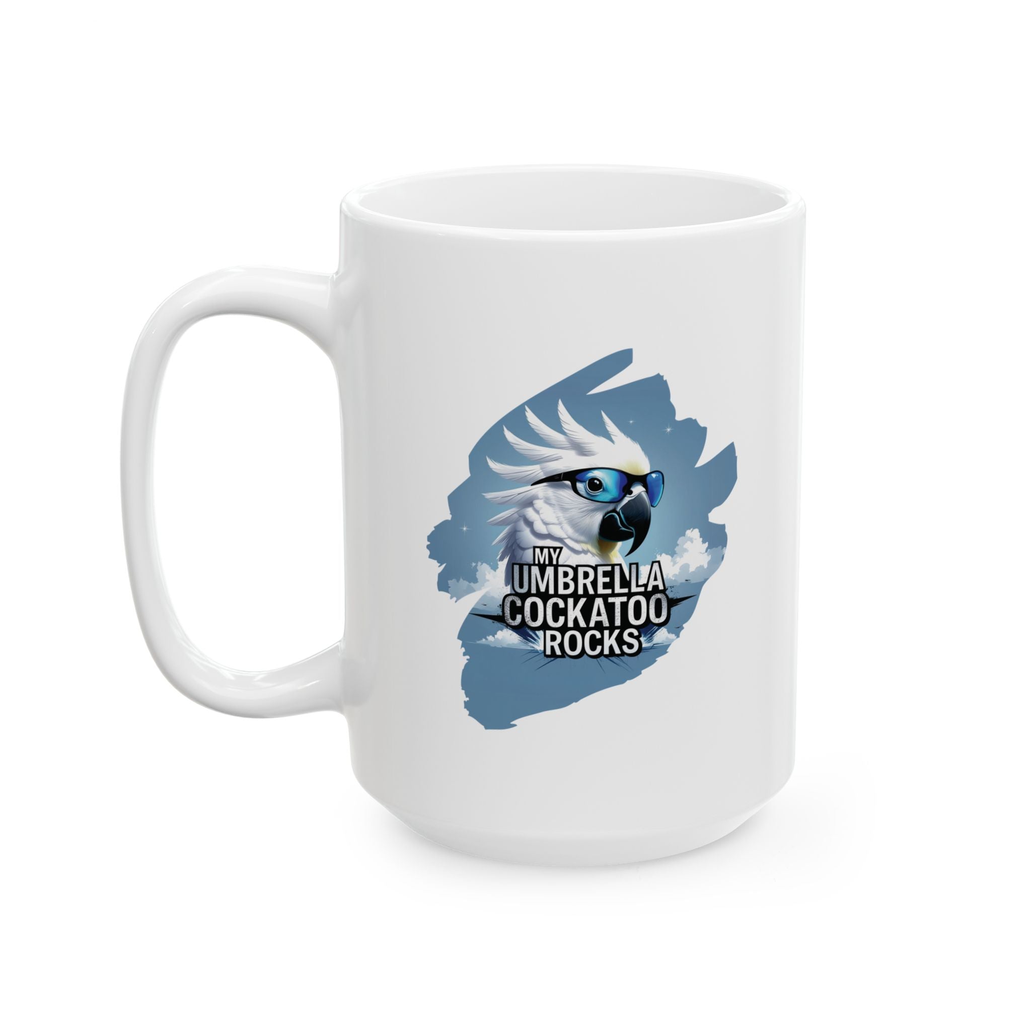 Umbrella Cockatoo Rocks Mug