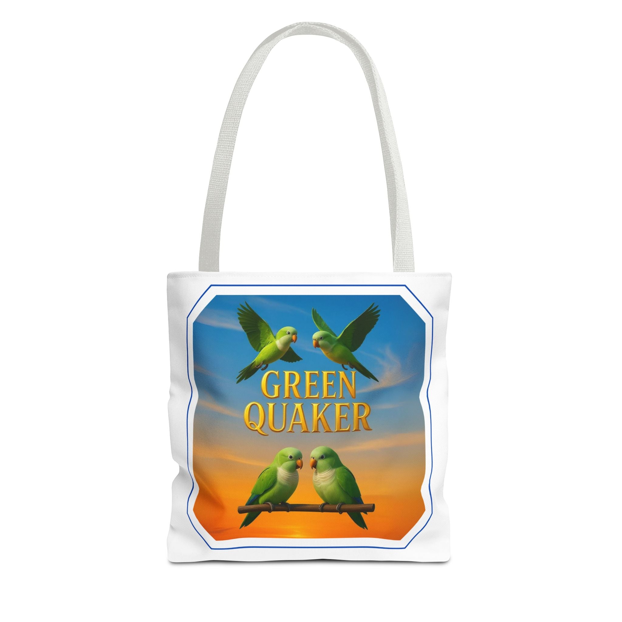 Green Quaker Flying Tote Bag