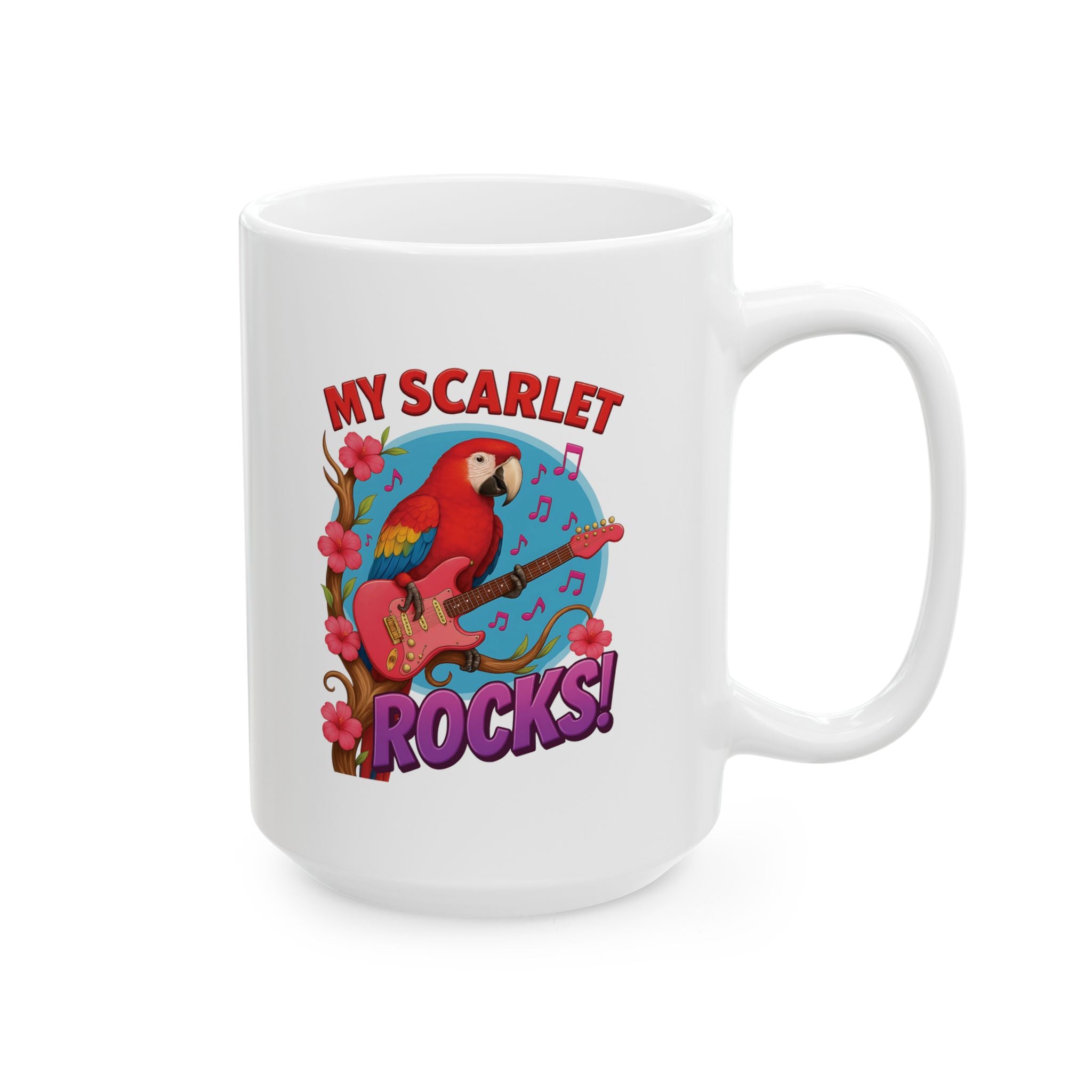 My Scarlet Macaw Rocks Mug