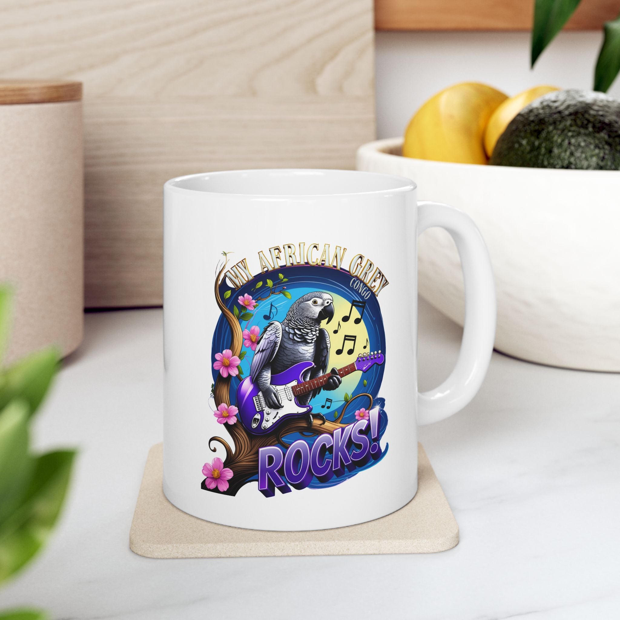 African Grey Congo Mug