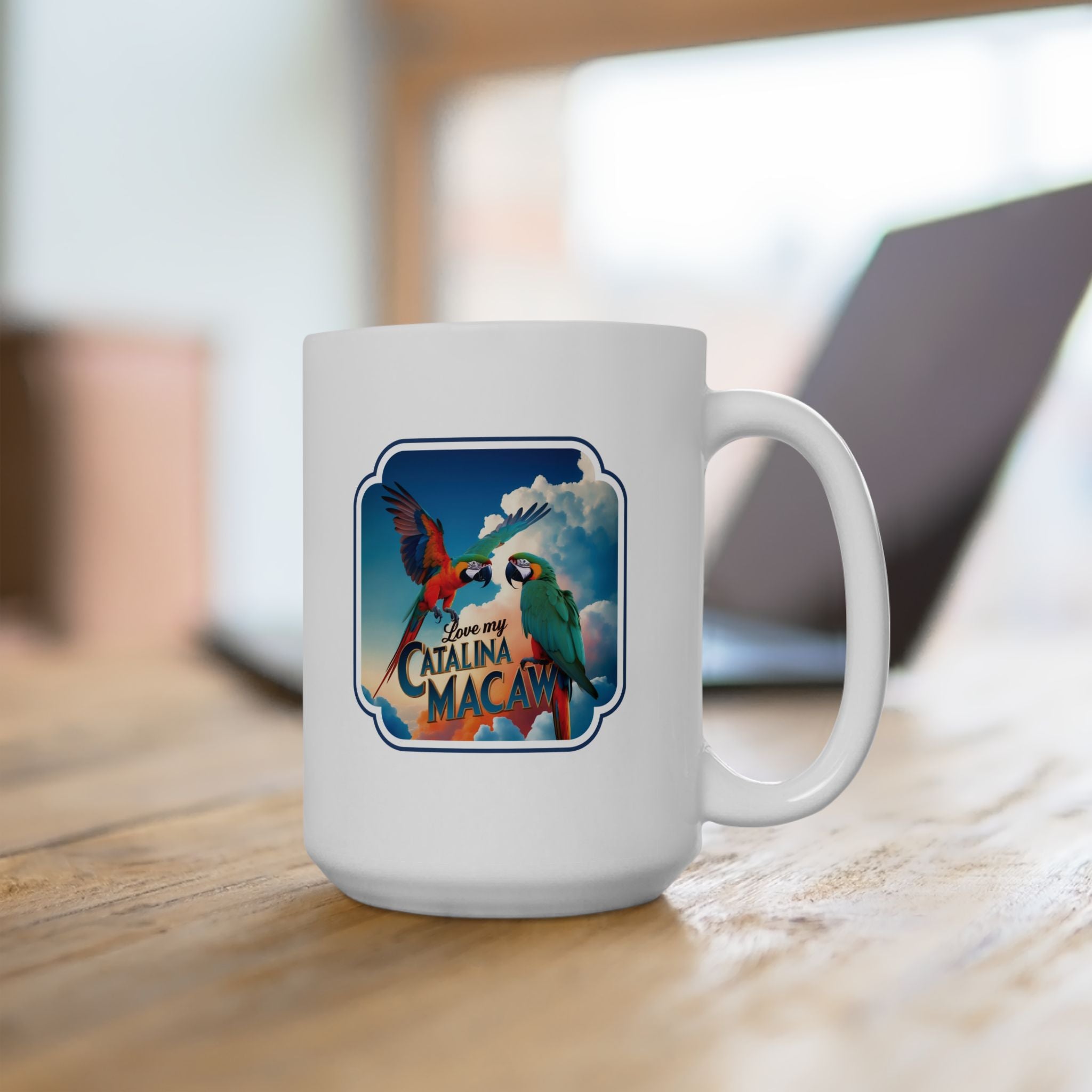Flying Catalina Macaw Lover Mug