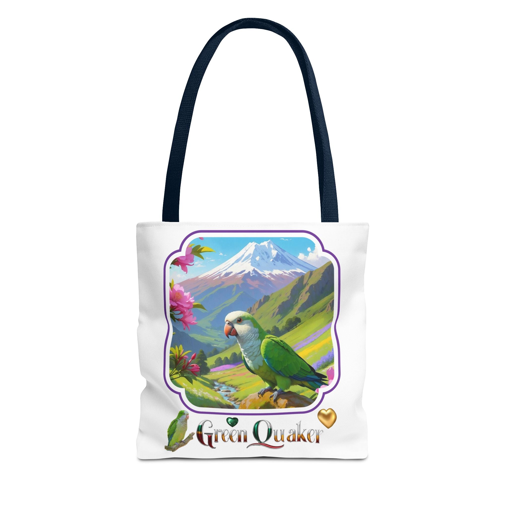 Mountain Green Quaker Tote Bag