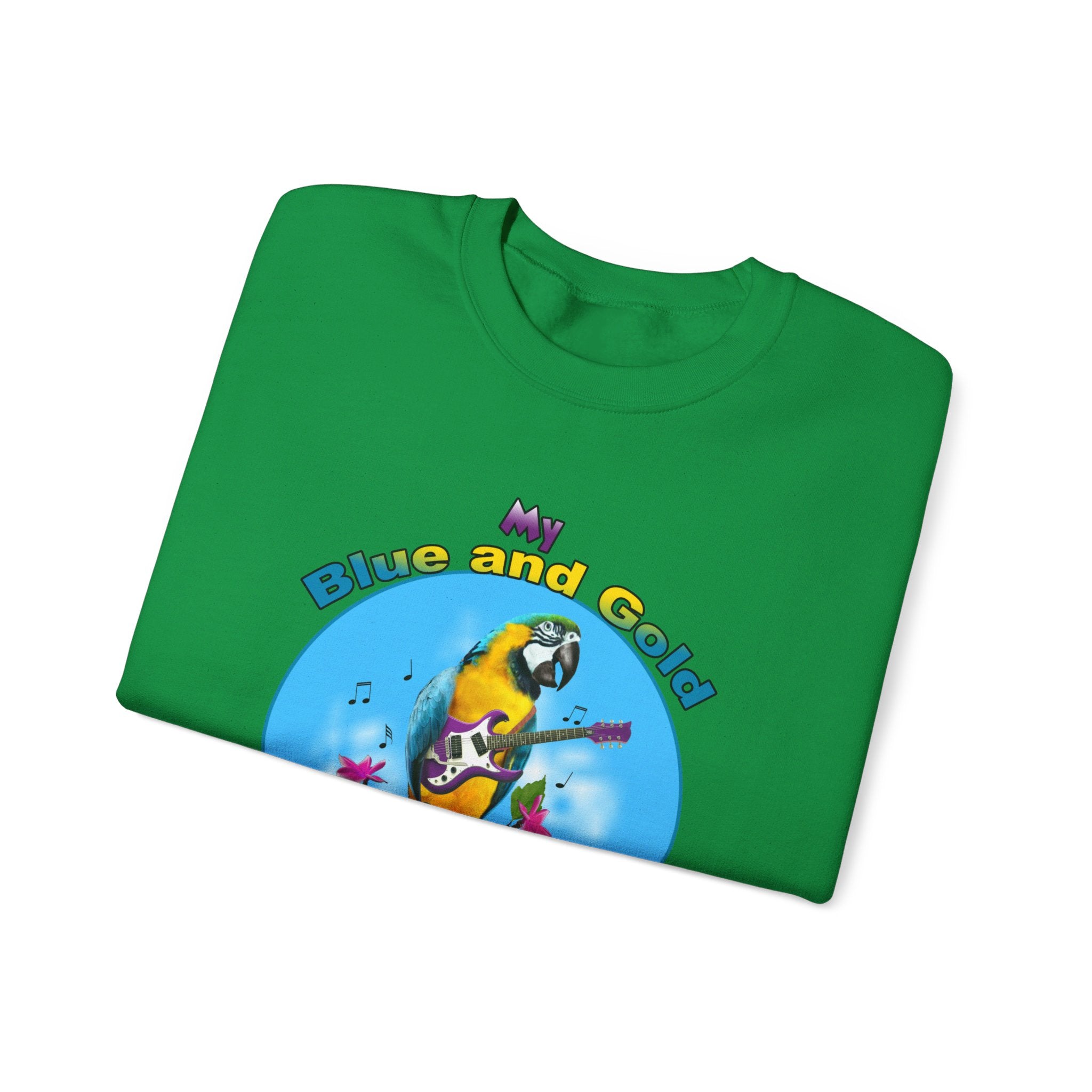 My Blue And Gold Rocks Guitar Sweatshirt
